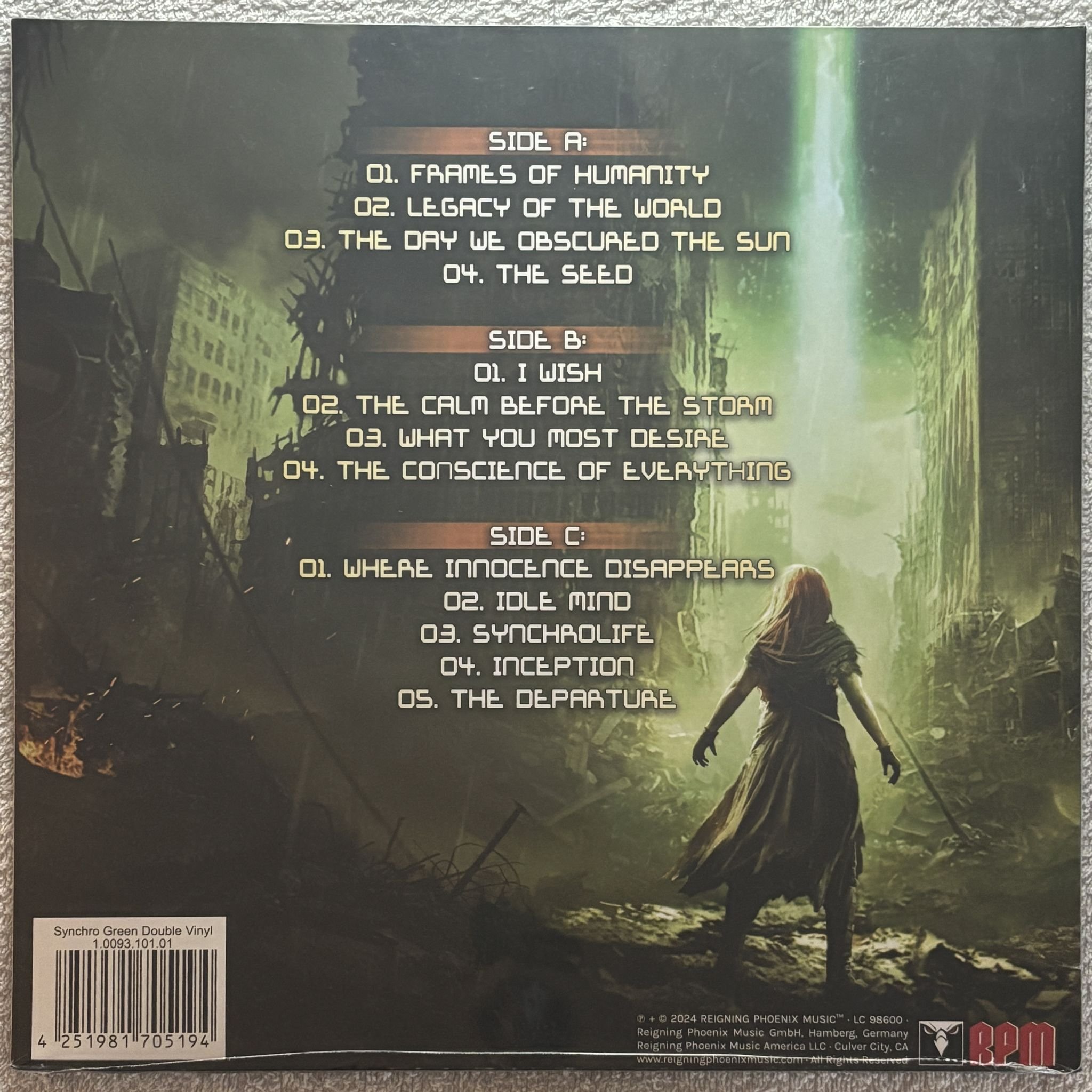 Omslagsbild för skivan ATHENA XIX Everflow Part 1: Frames Of Humanity 2xLP 1.0093