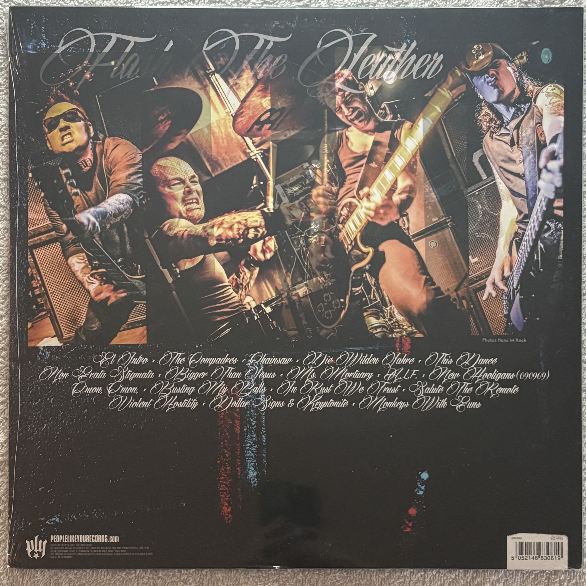 Omslagsbild för skivan THE BONES Flash The Leather LP People Like You Records 4683061