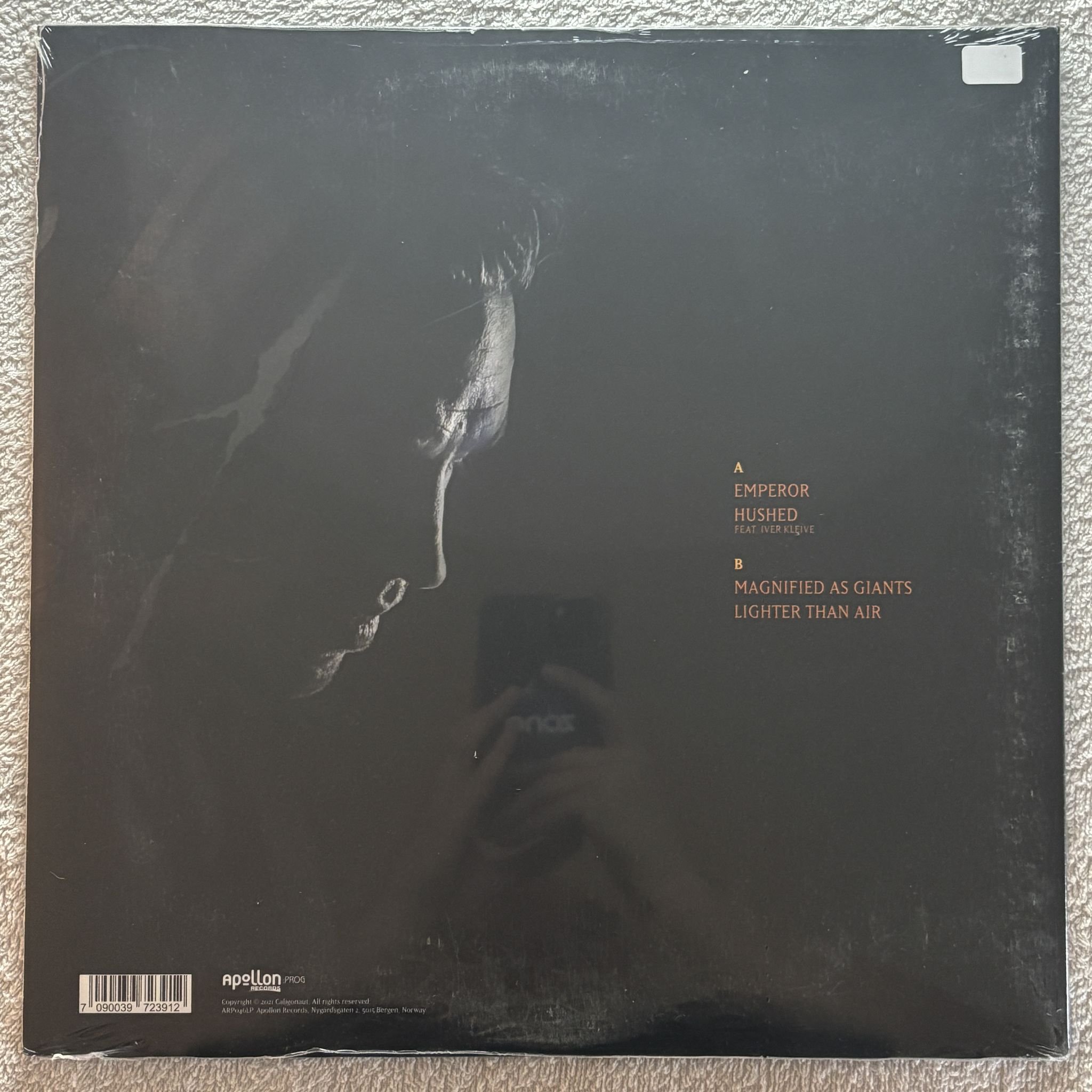 Omslagsbild för skivan CALIGONAUT Magnified As Giants LP Apollon Records: PROG