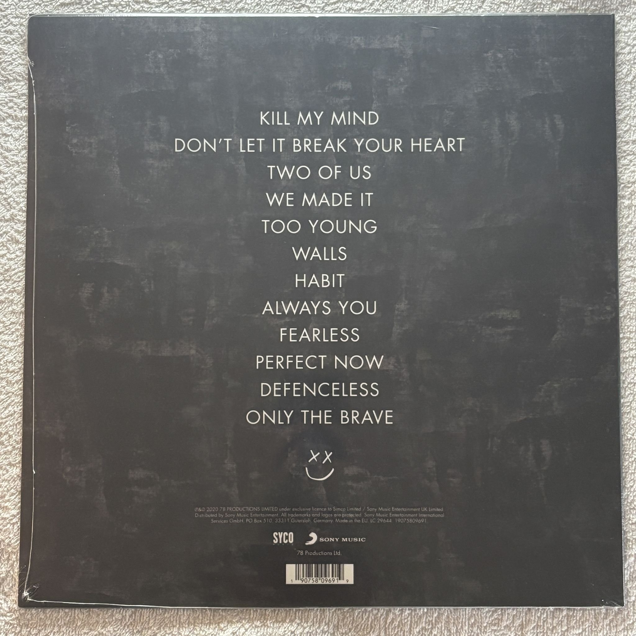 Omslagsbild för skivan LOUIS TOMLINSON Walls LP Syco Music 19075809691