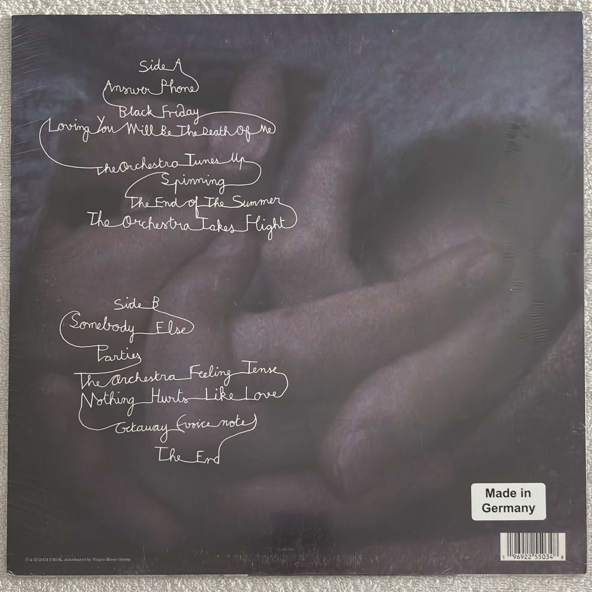 Omslagsbild för skivan TOM ODELL Black Friday LP UROK 2550348