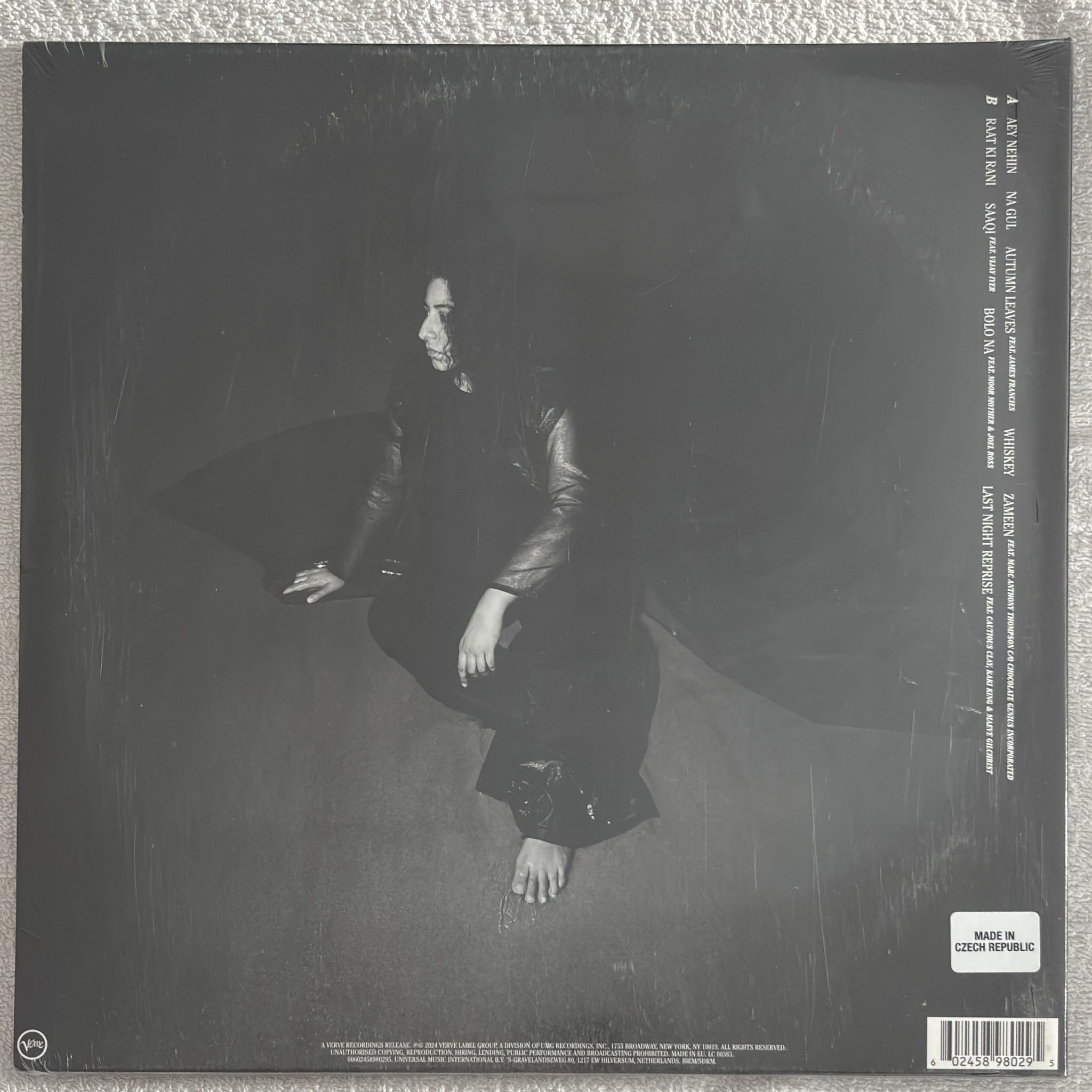 Omslagsbild för skivan AROOJ AFTAB Night Reign LP Verve Records 00602458980295