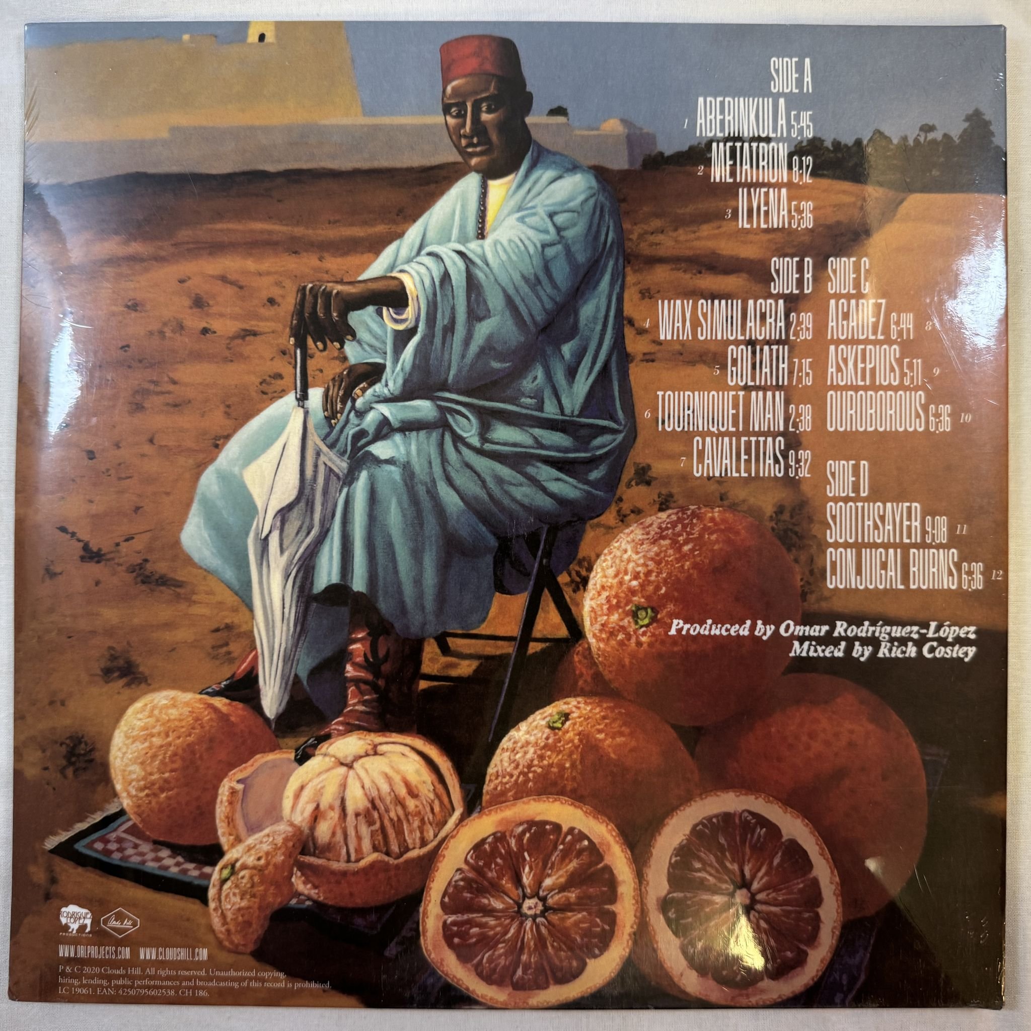 Omslagsbild för skivan THE MARS VOLTA the bedlam in Goliath 2XLP -2021 Clouds Hill – CH186