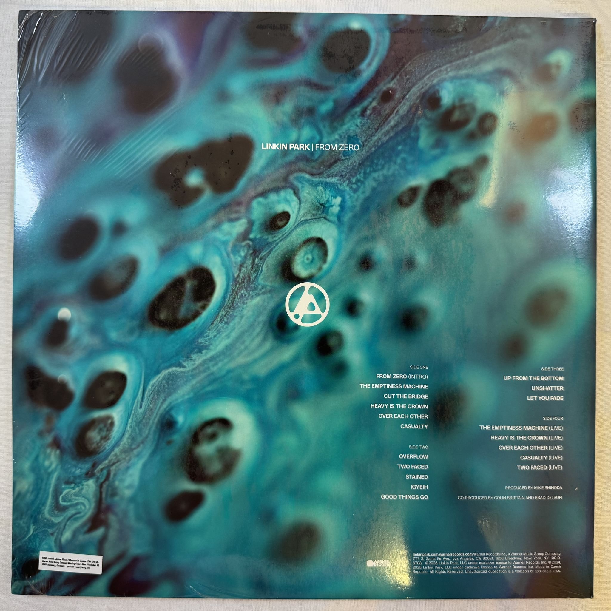 Omslagsbild för skivan LINKIN PARK from zero 2XLP -2025 Warner Records – 093624834915