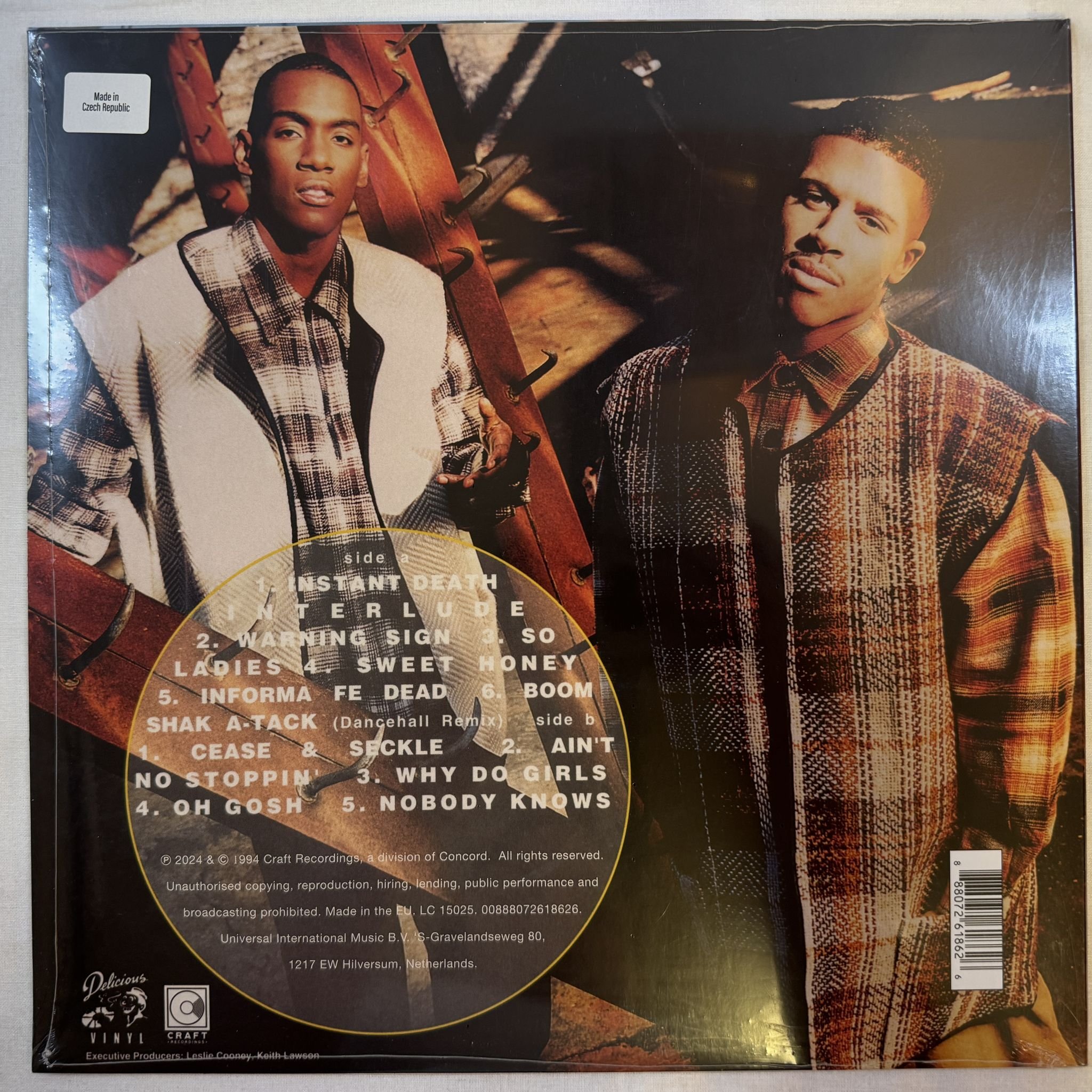 Omslagsbild för skivan BORN JAMERICANS kids from foreign LP -2024 Craft Recordings – CR00810