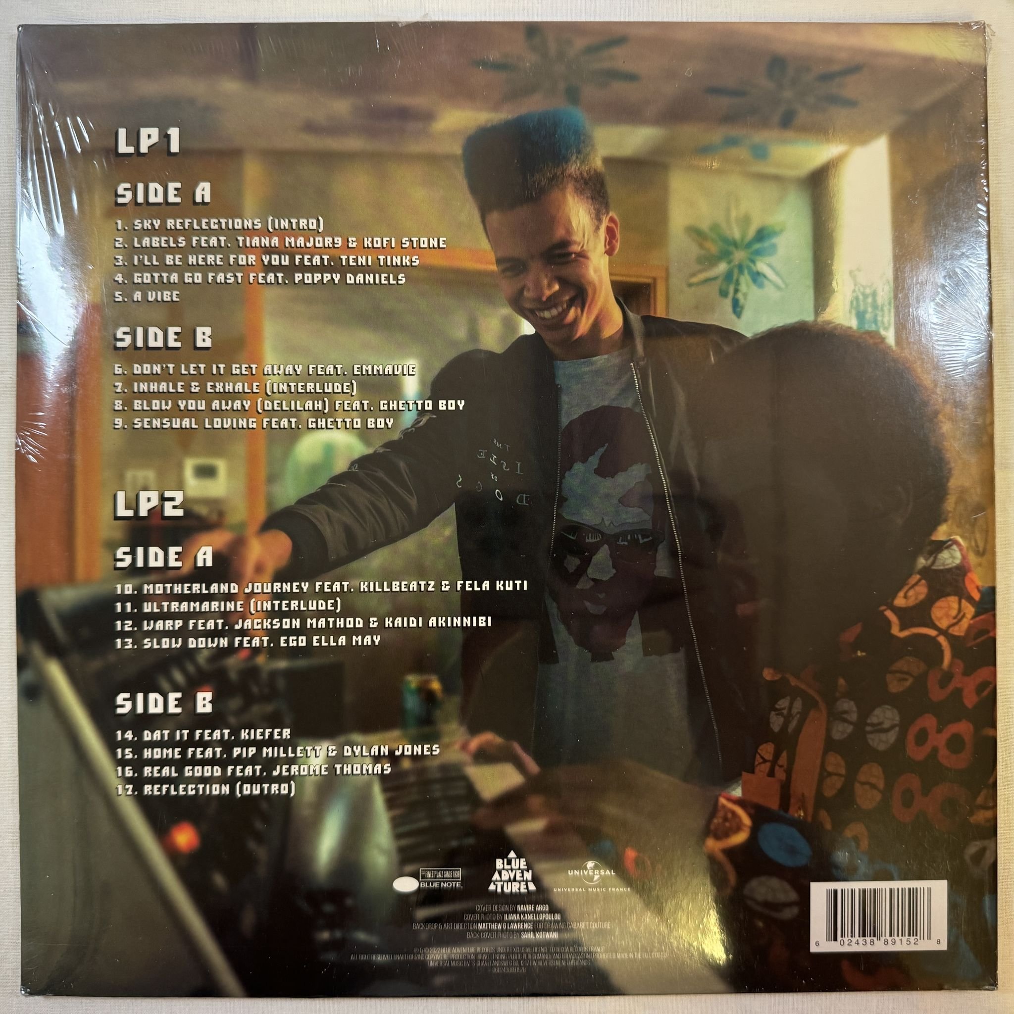 Omslagsbild för skivan BLUE LABS BEATS motherland journey 2XLP -2022 Blue Note – 0602438891528