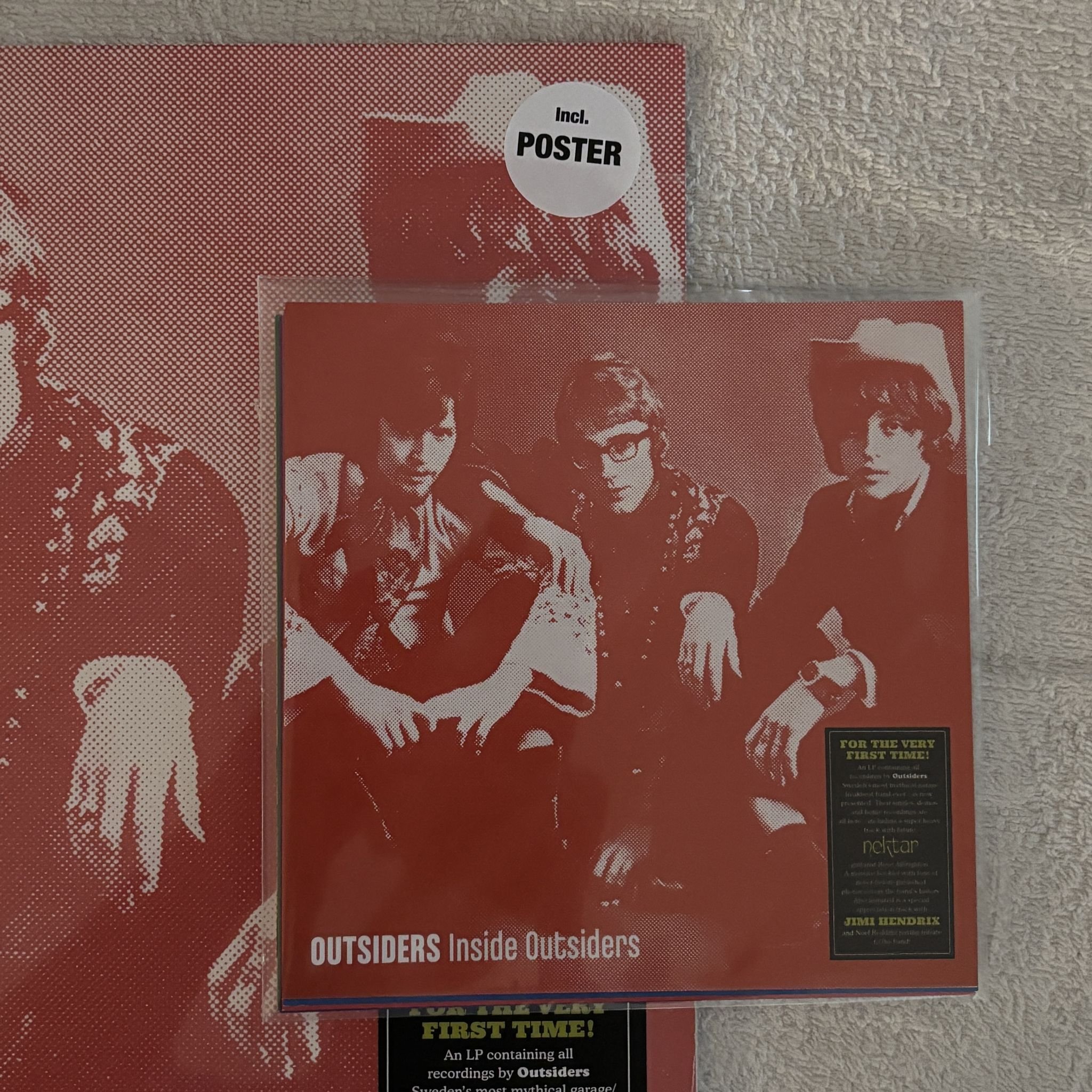 Omslagsbild för skivan OUTSIDERS Inside Outsiders LP Mellotronen MELLOLP 26