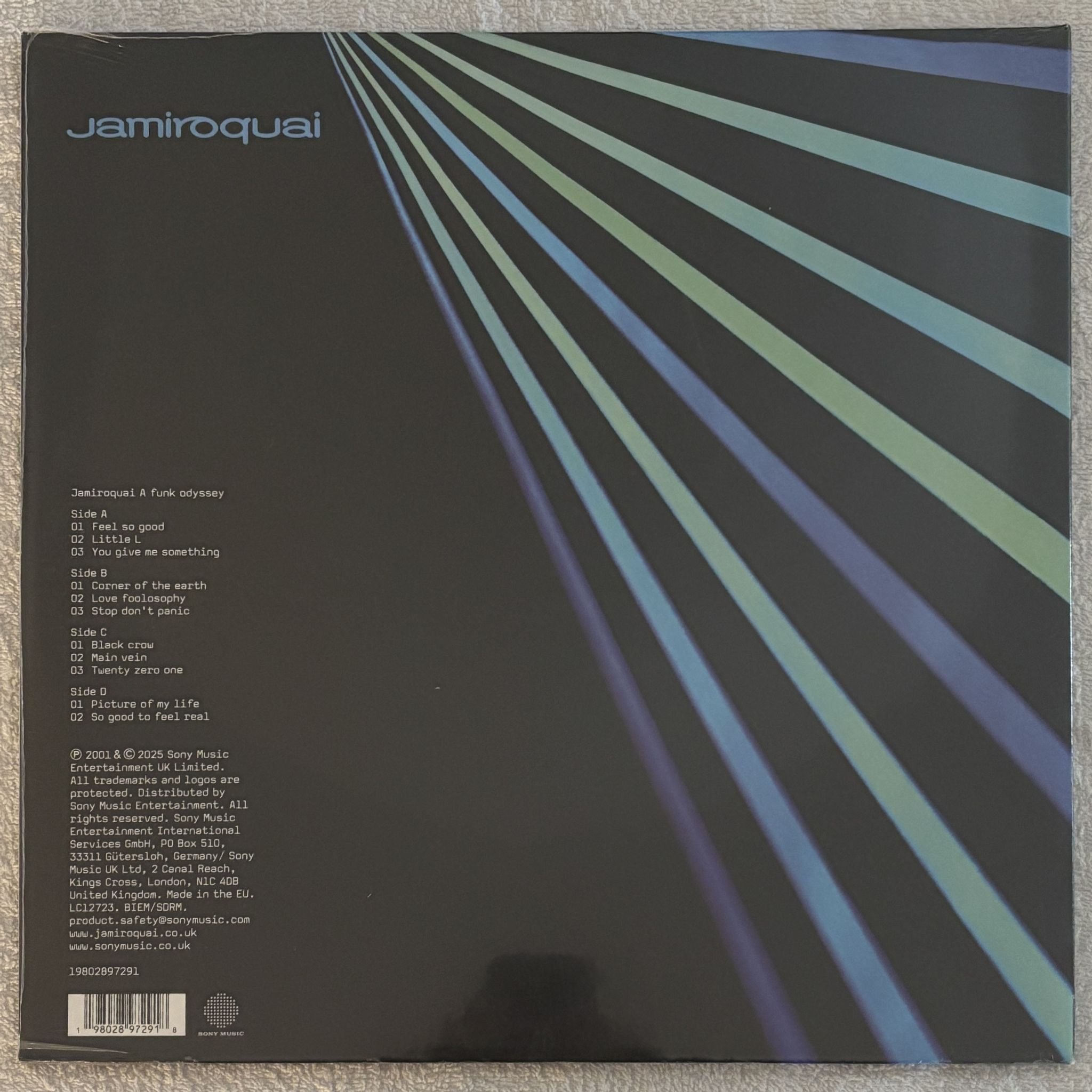 Omslagsbild för skivan JAMIROQUAI A Funk Odyssey 2xLP Sony Music 19802897291