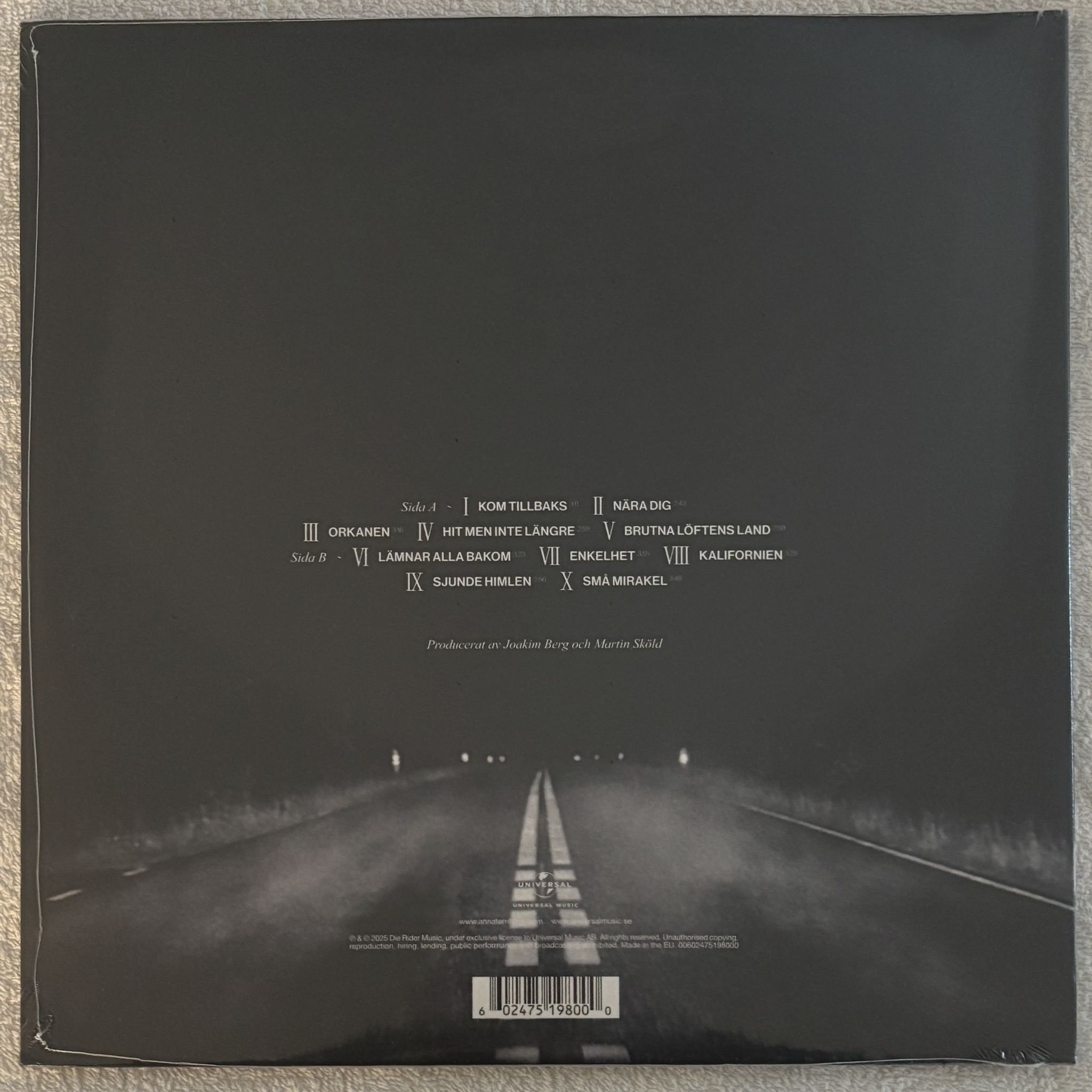 Omslagsbild för skivan ANNA TERNHEIM Psalmer Från Sjunde Himlen LP Universal Music 00602475198000