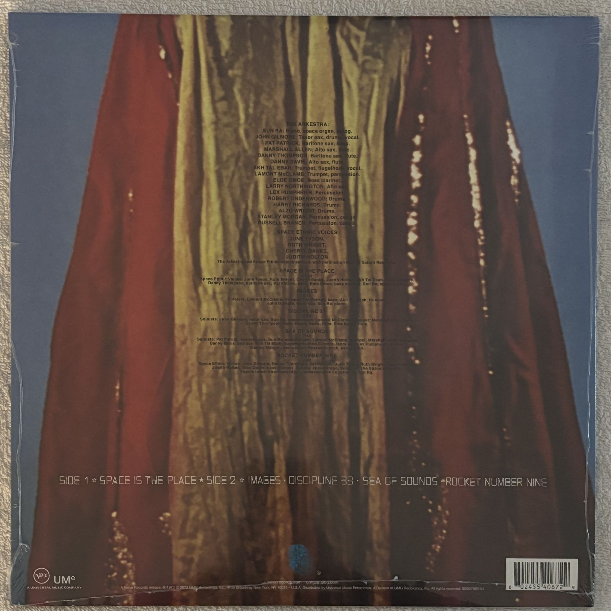 Omslagsbild för skivan SUN RA & THE INTERGALACTIC INFINITY ORCHESTRA Space Is The Place LP