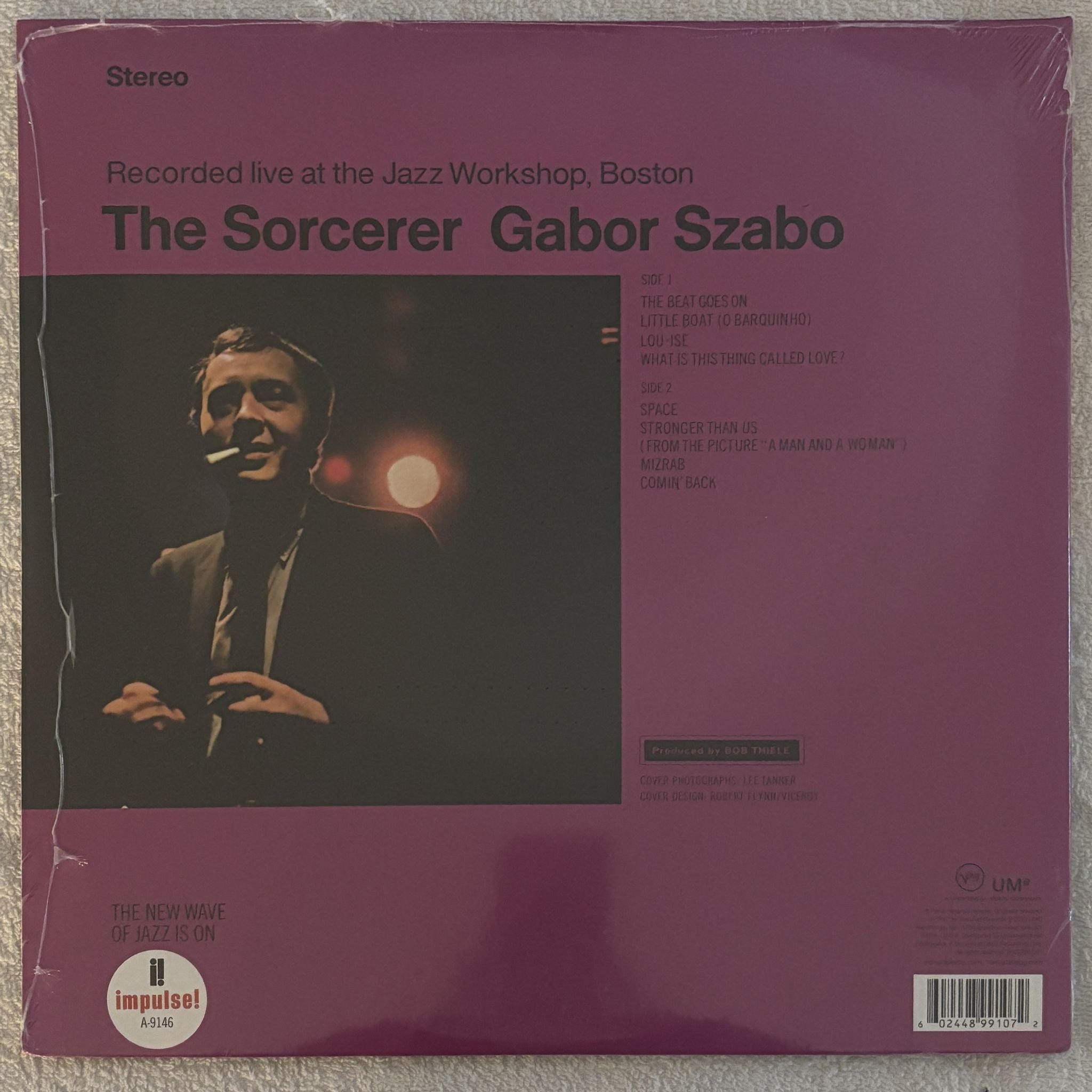Omslagsbild för skivan GABOR SZABO The Sorcerer LP Impulse! A-9146