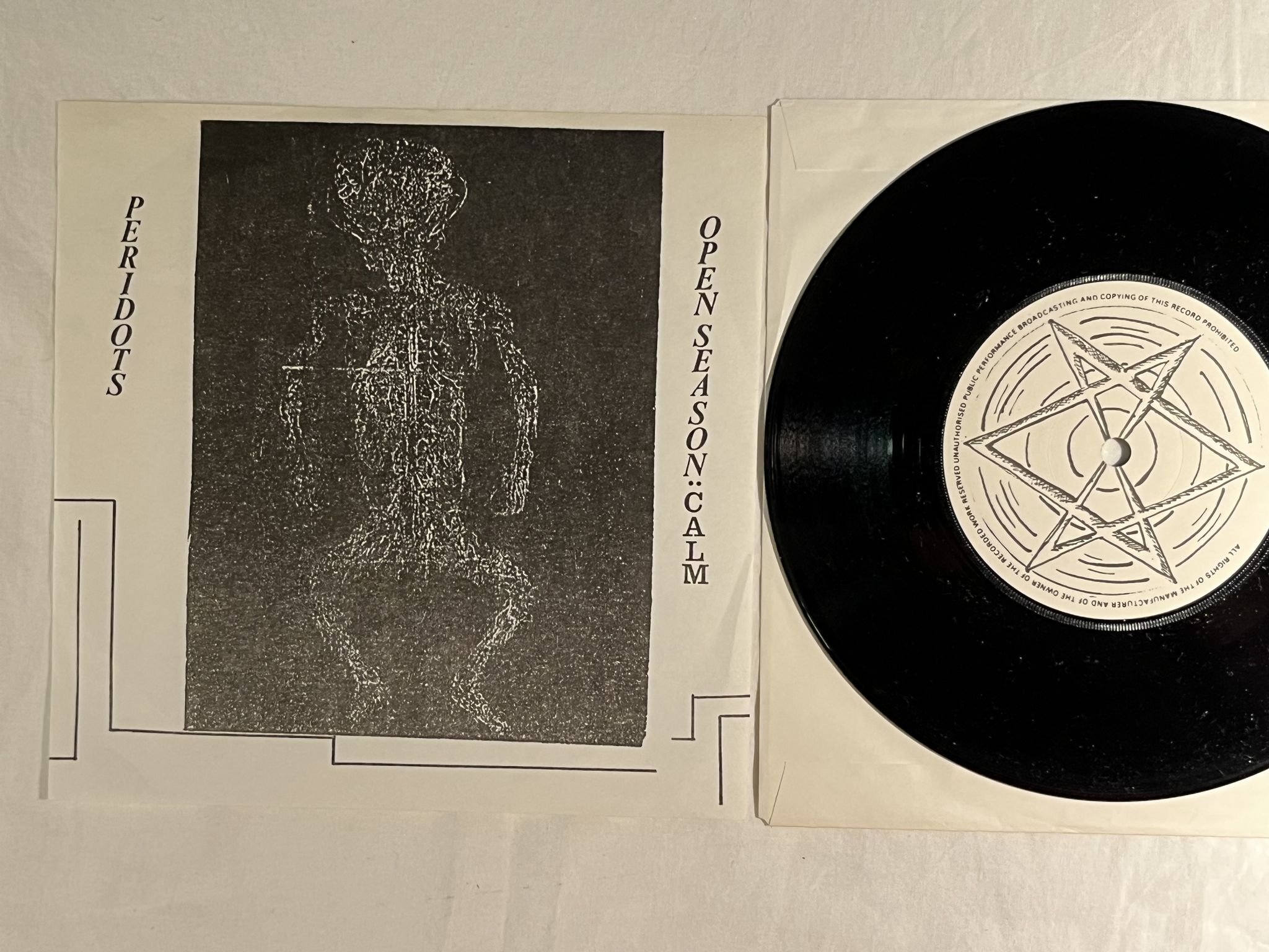 Omslagsbild för skivan PERIDOTS Open Season 7" -81 optional goods OG 01 ** RARE NEW WAVE **