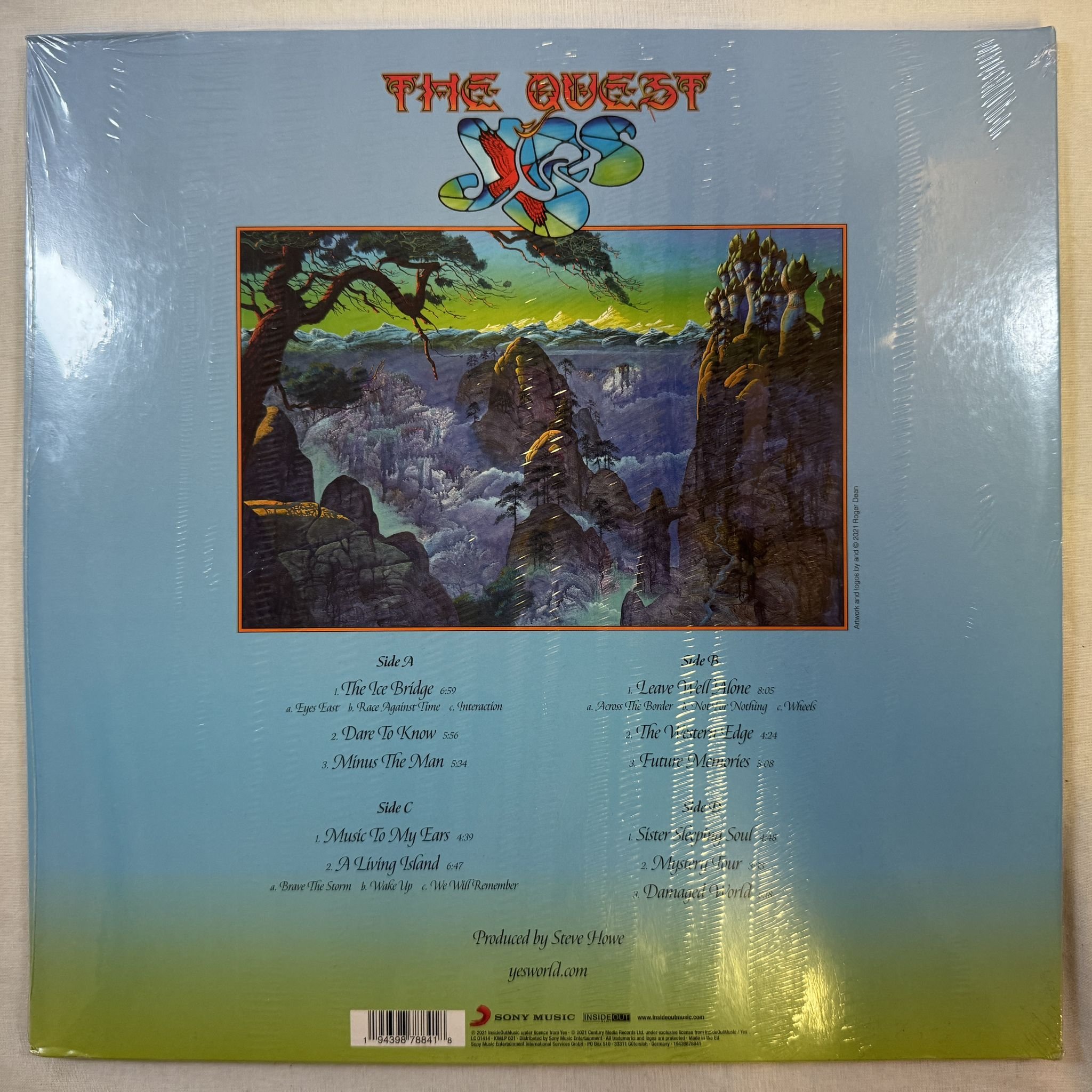 Omslagsbild för skivan YES the quest 2XLP -2021 Inside Out Music – IOMLP 601