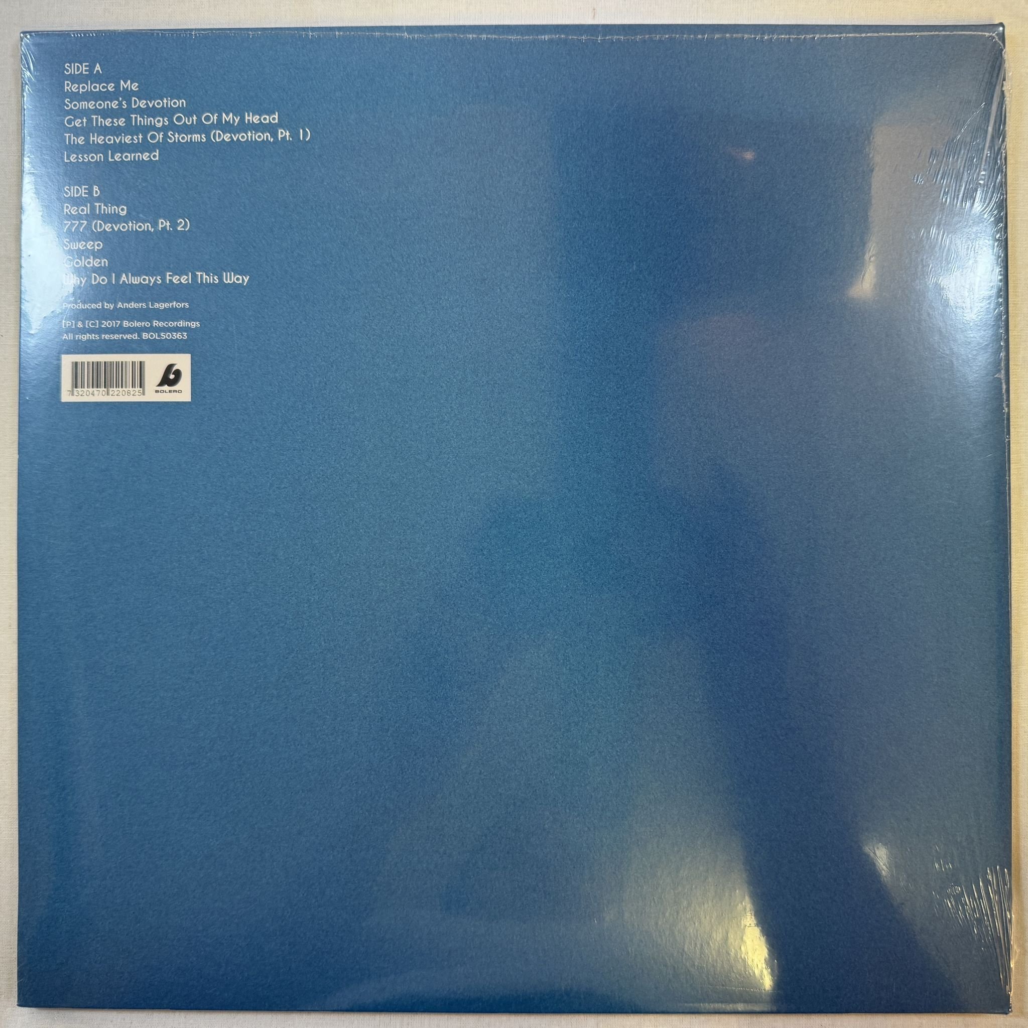 Omslagsbild för skivan PALE HONEY devotion LP -2017 Bolero Recordings – BOL50363