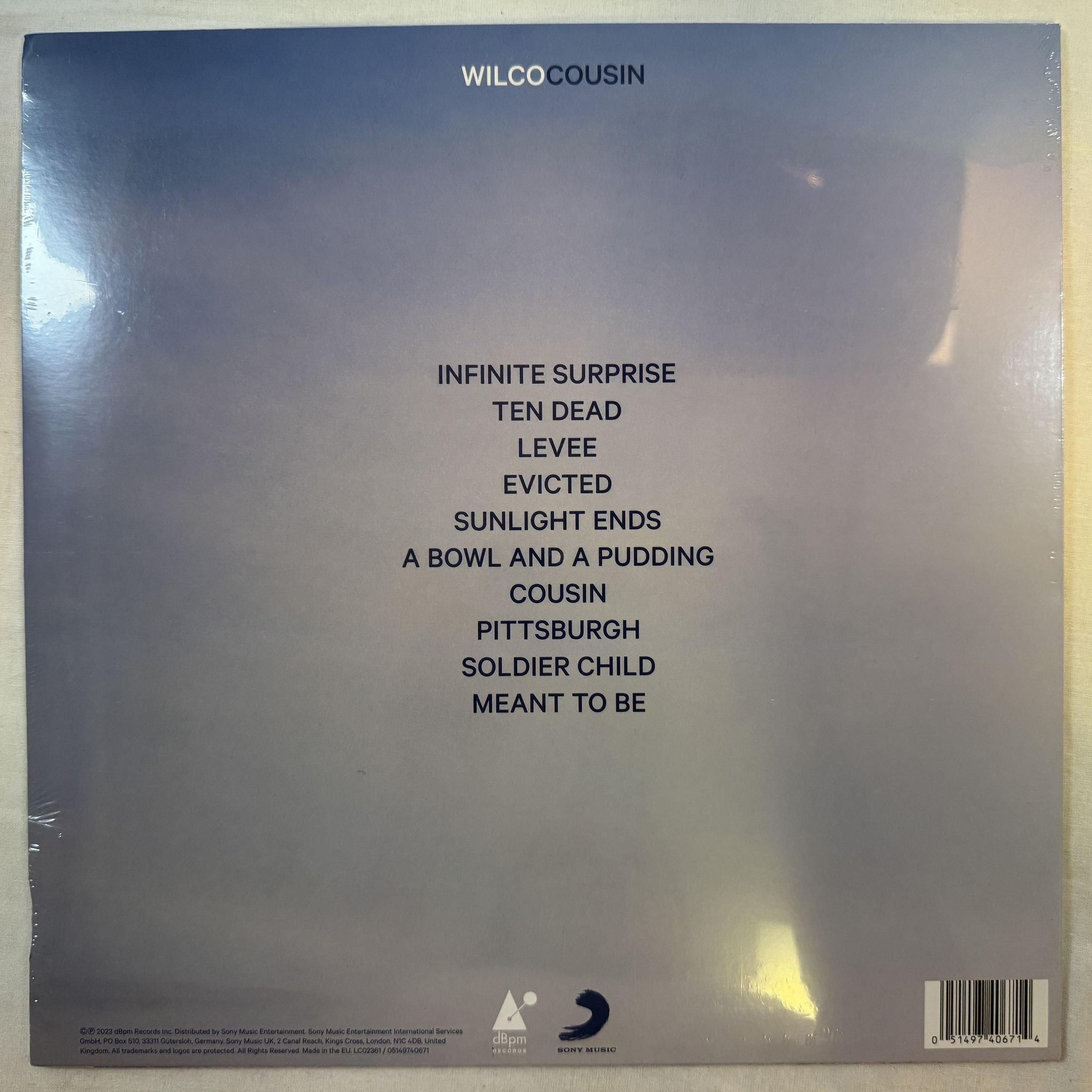 Omslagsbild för skivan WILCO cousin LP -2023 dBpm Records – DBPM 001-23LP