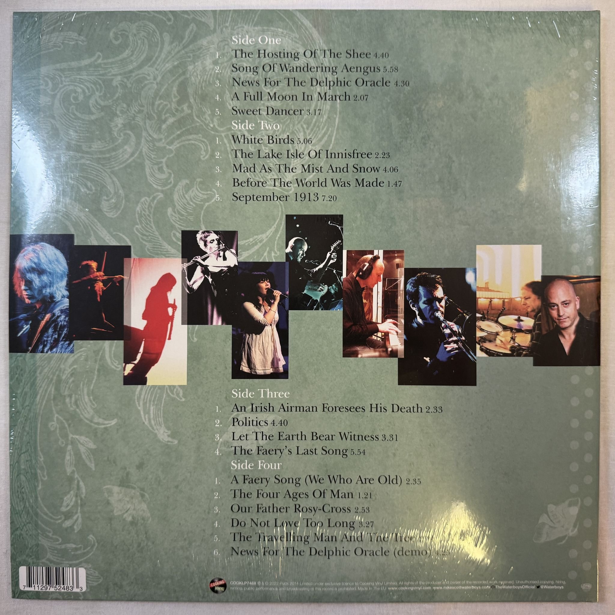 Omslagsbild för skivan THE WATERBOYS an appointment with mr Yeats 2XLP -2022 Cooking Vinyl COOKLP748X