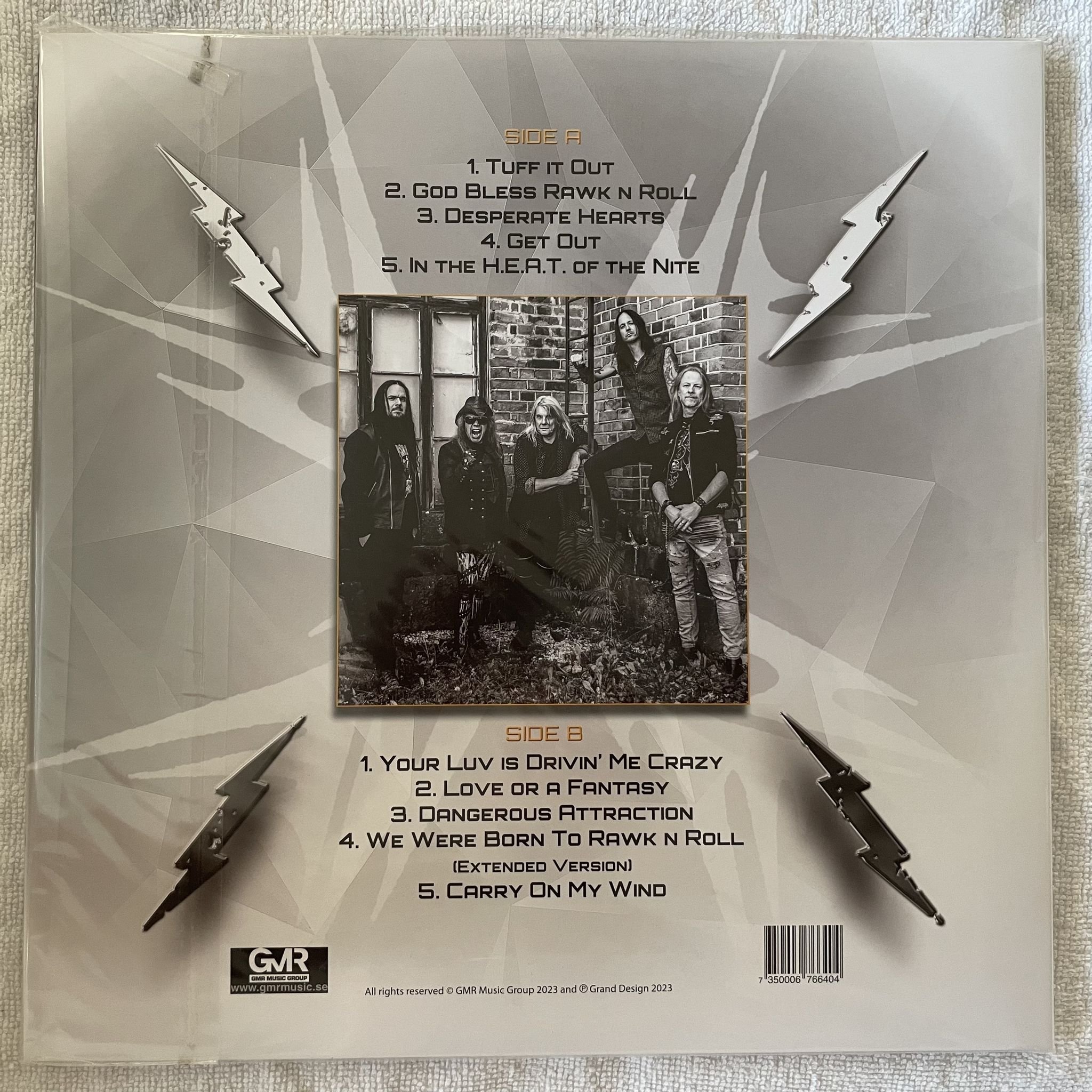 Omslagsbild för skivan GRAND DESIGN rawk LP -2023 GMR Music Group – GMRVM2301