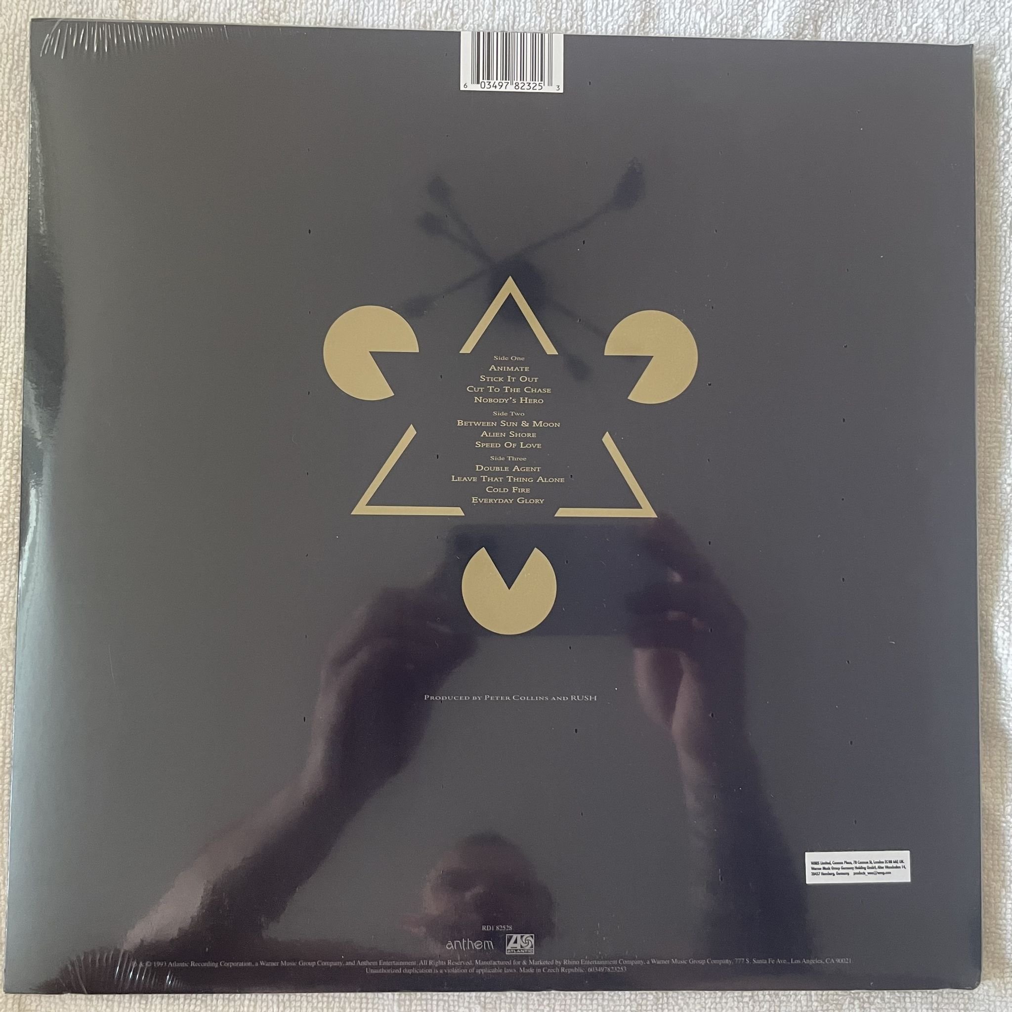 Omslagsbild för skivan RUSH counterparts LP -2025 Atlantic – RD1 82528