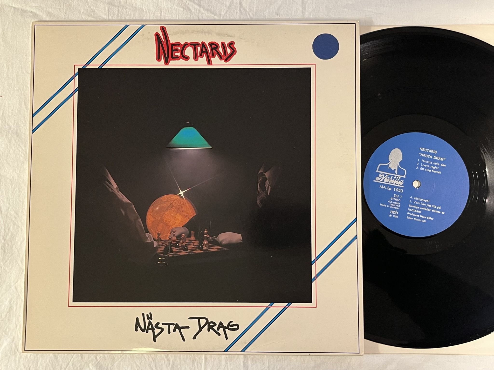 Omslagsbild för skivan NECTARIS nästa drag LP -80 MARILLA MA-lp 1053