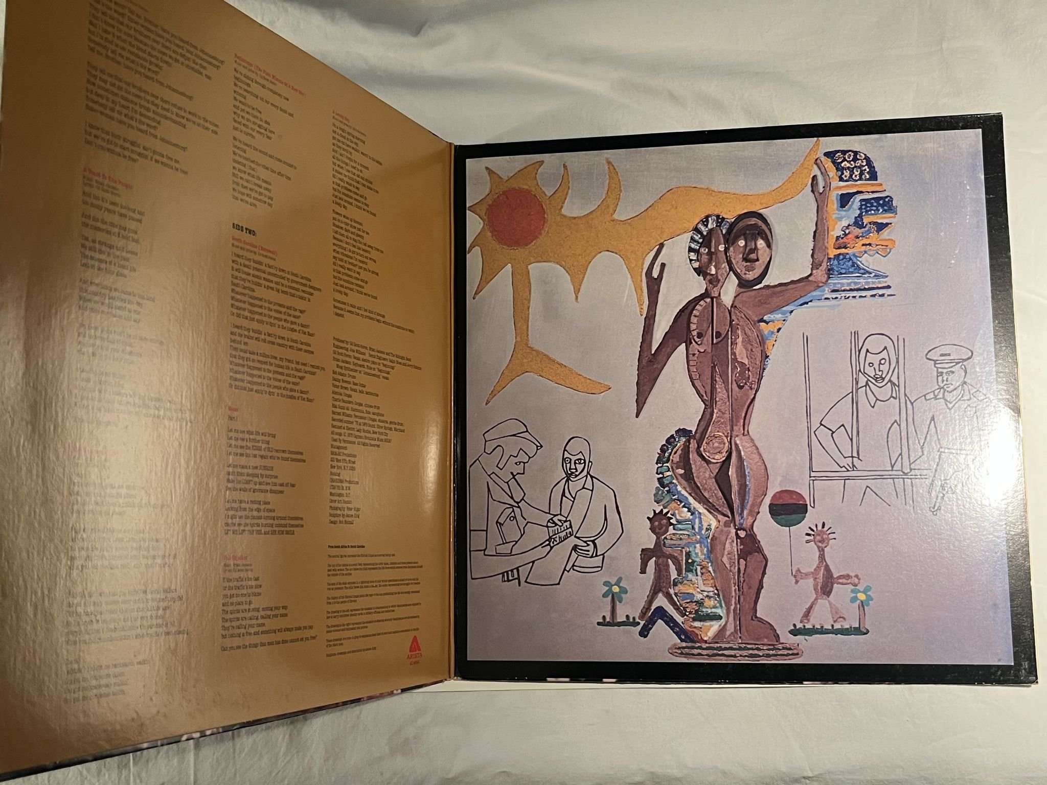 Omslagsbild för skivan GIL SCOTT-HERON & BRIAN JACKSON from South Africa ... LP -75 US ARISTA AL 4044