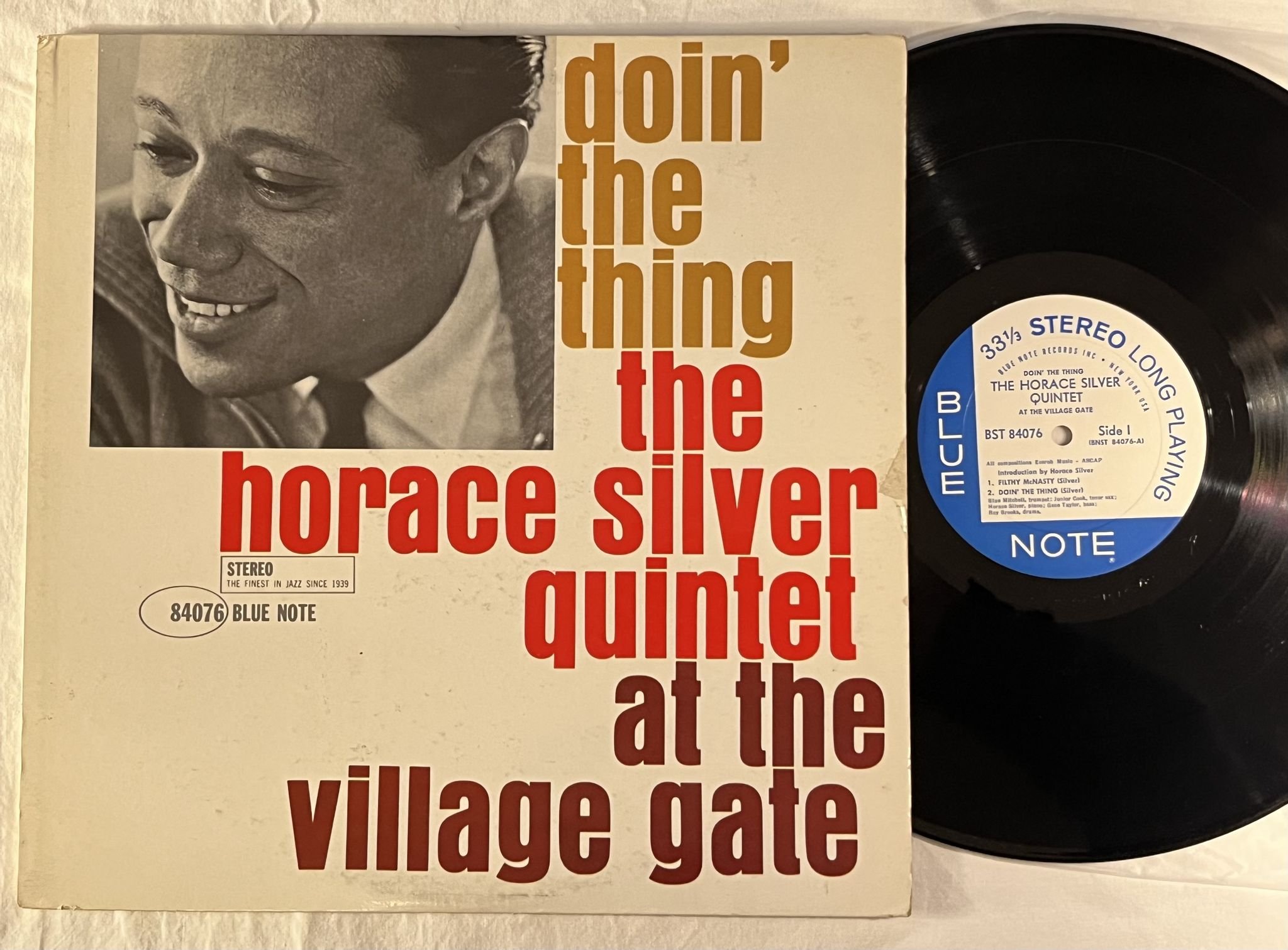 Omslagsbild för skivan The Horace Silver Quintet – Doin' The Thing LP -61 US BLUE NOTE BST 84076