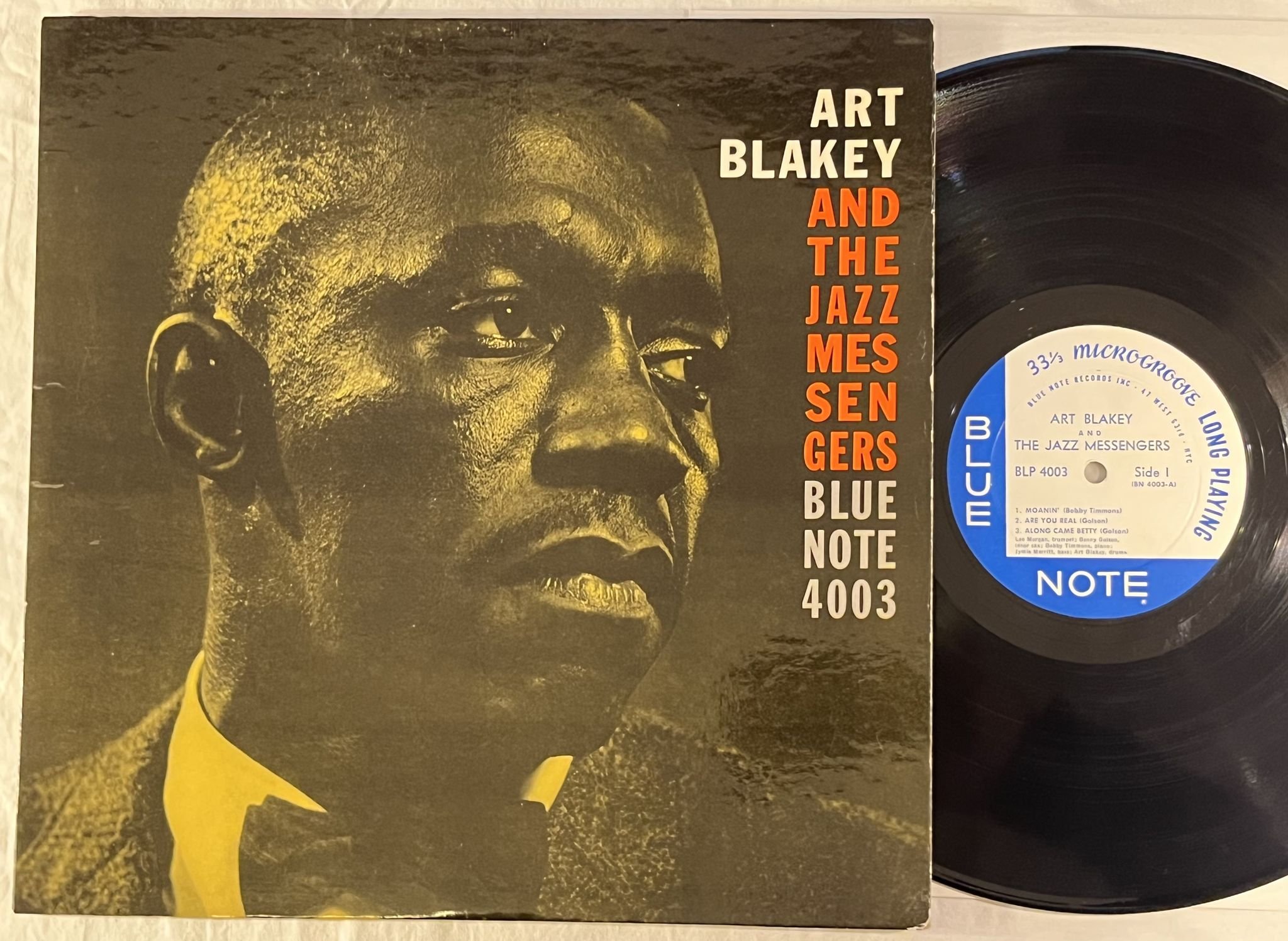 Omslagsbild för skivan ART BLAKEY & THE JAZZ MESSENGERS s/t LP -58 US BLUE NOTE BLP 4003 ** 47 West **