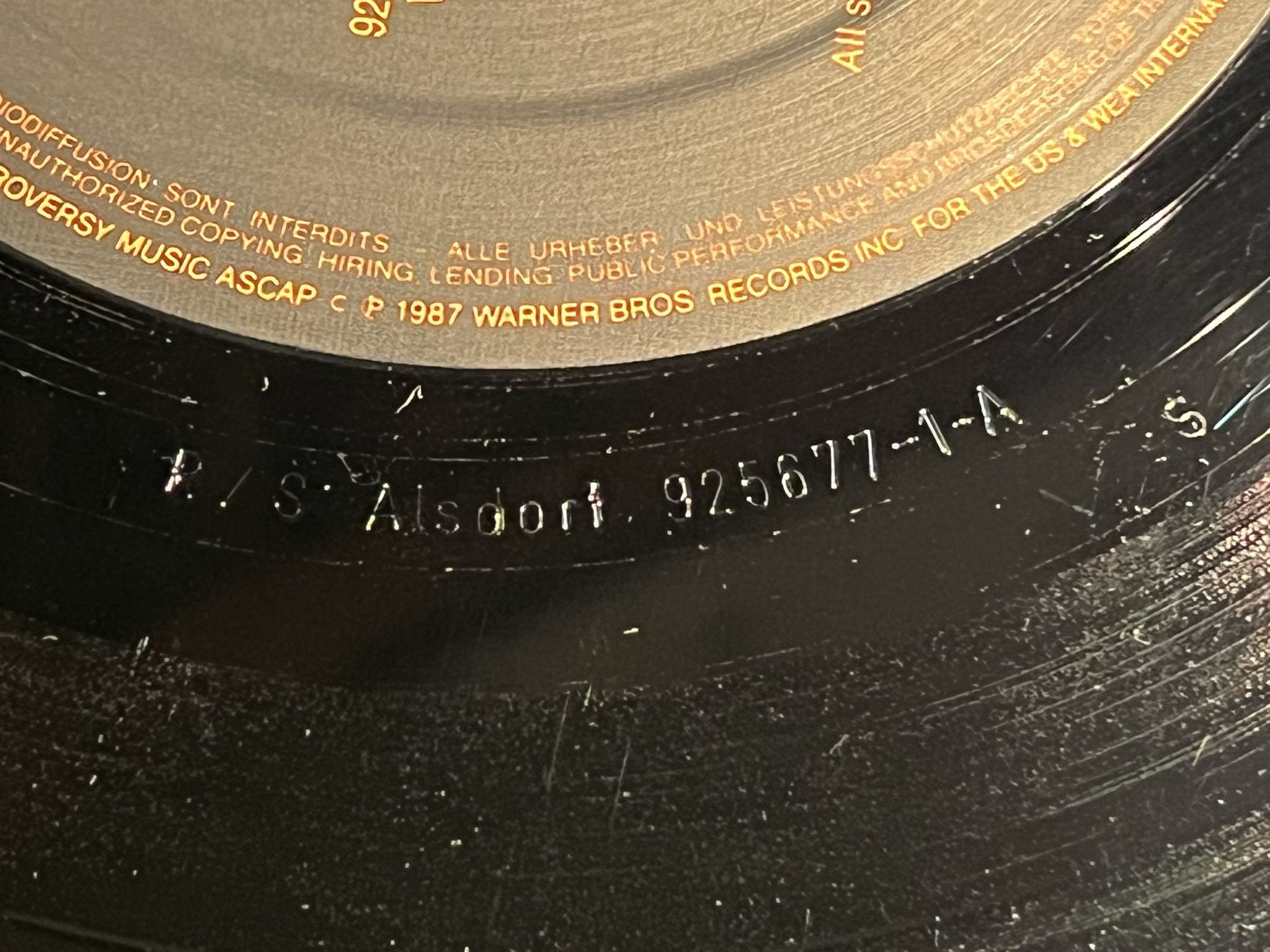 Omslagsbild för skivan PRINCE The Black Album LP -87 *** Mega rare original of this super rare album **