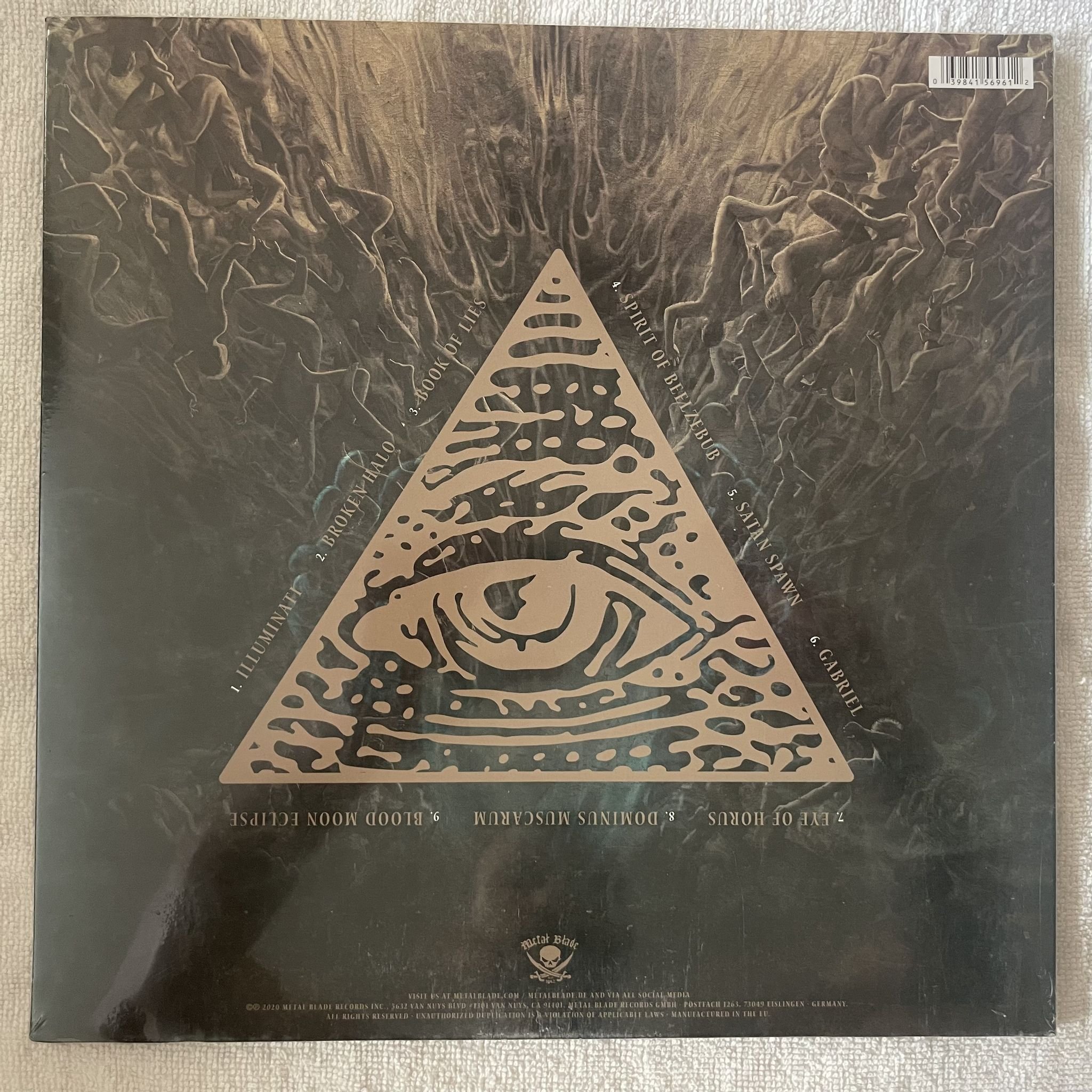 Omslagsbild för skivan GOD DETHRONED Illuminati LP -2020 Metal Blade Records – 3984-15696-1