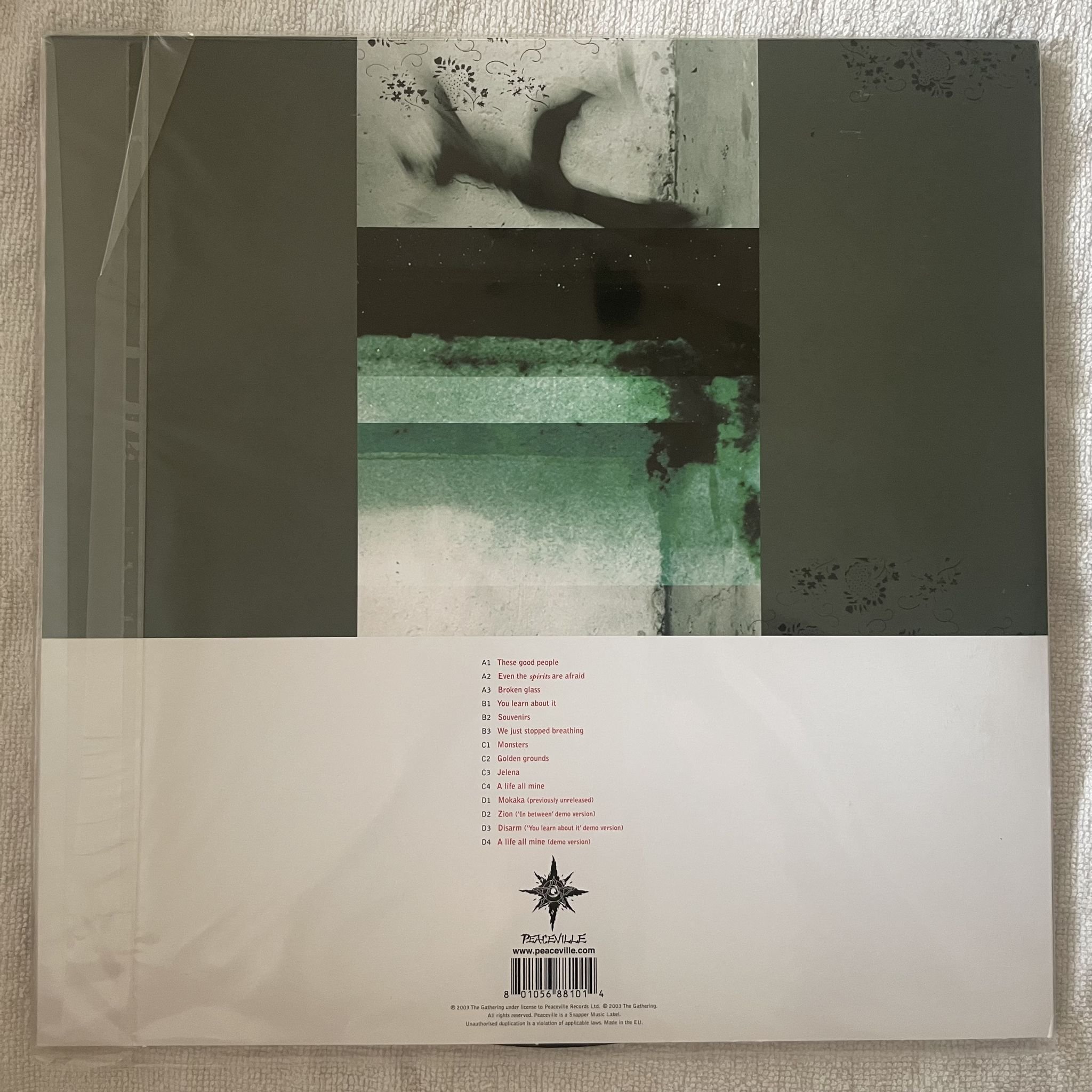 Omslagsbild för skivan THE GATHERING souvenirs 2XLP -2019 Peaceville – VILELP810