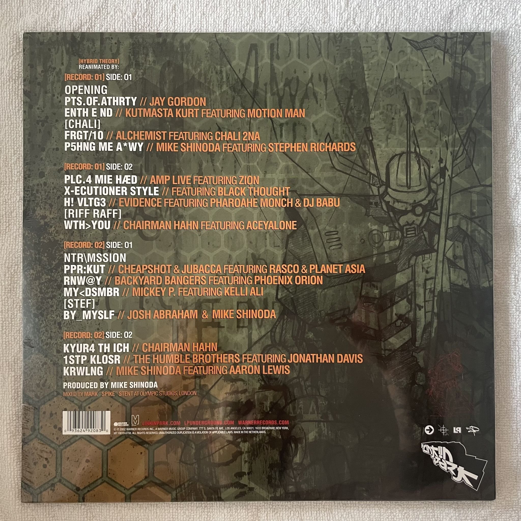 Omslagsbild för skivan LINKIN PARK reanimation LP -2020 Warner Records – 093624920830