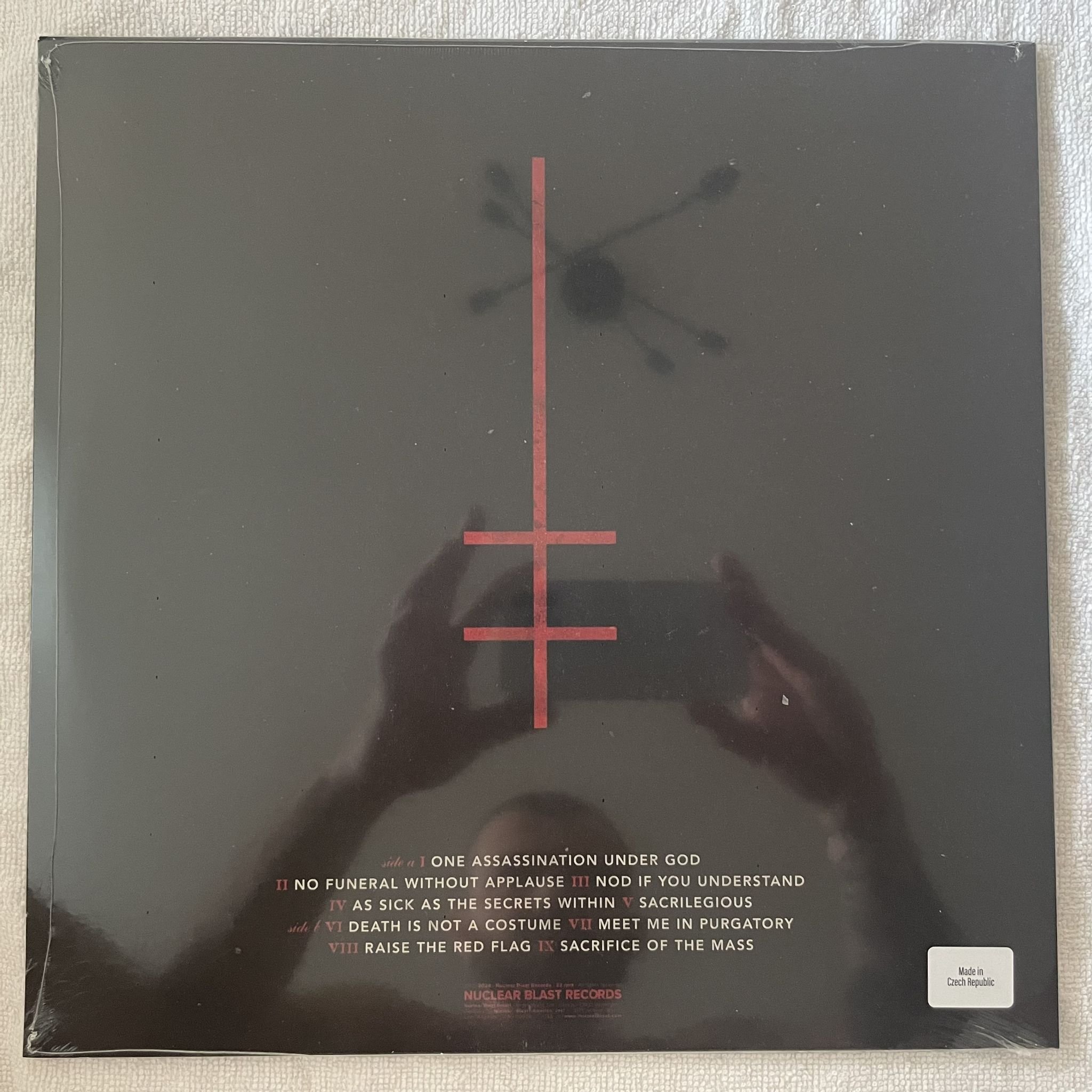 Omslagsbild för skivan MARILYN MANSON one assassination under god (chapter 1) LP -2024 NBR 7313