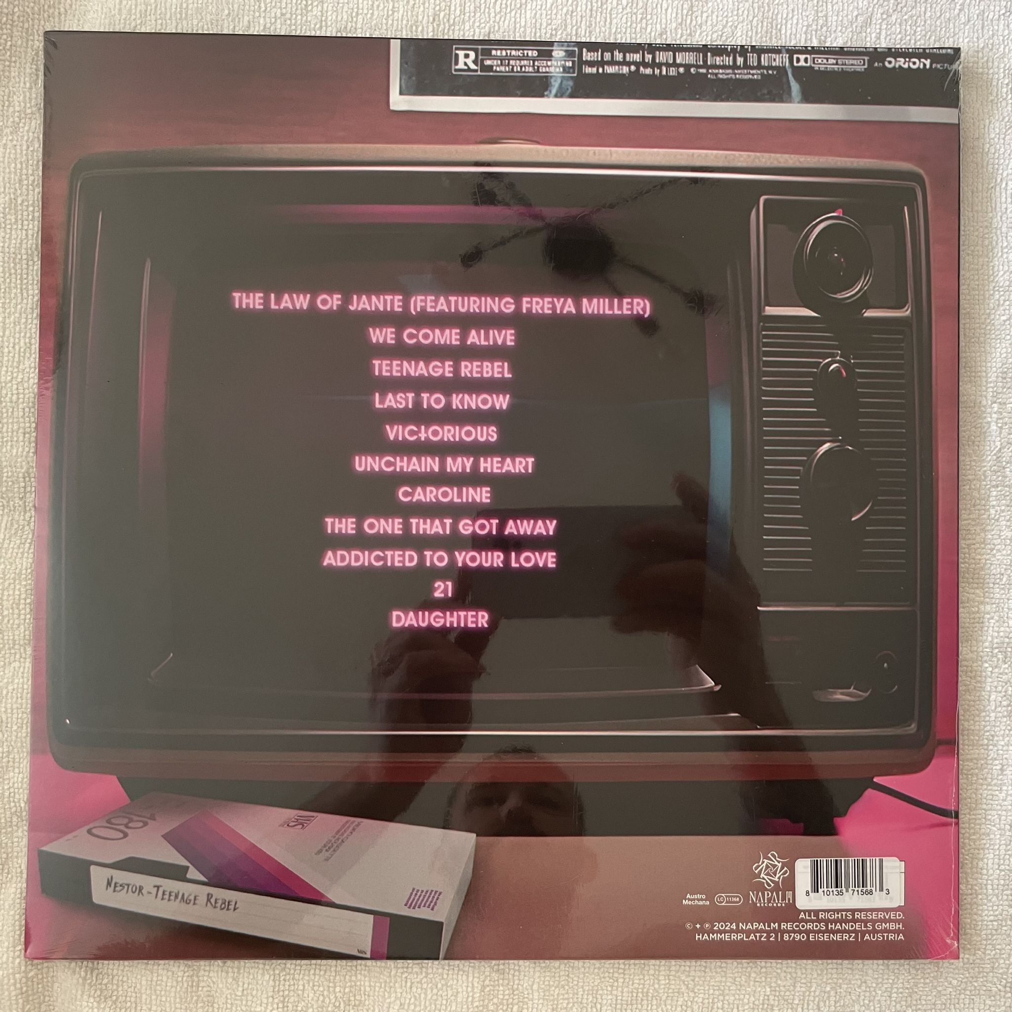 Omslagsbild för skivan NESTOR teenage rebel LP -2024 Napalm Records – NPR1241VINYL