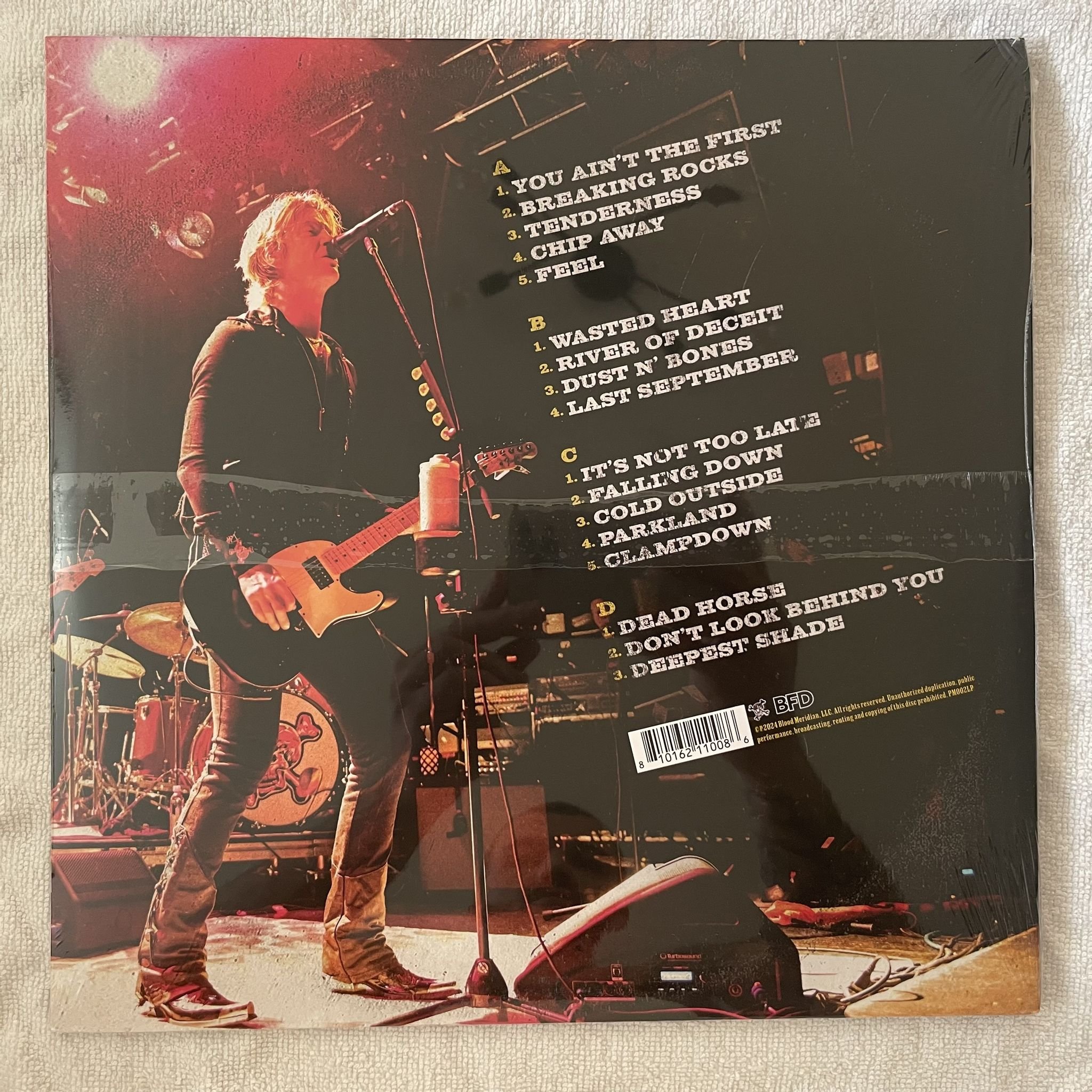 Omslagsbild för skivan DUFF MCKAGEN tenderness live in Los Angeles 2XLP -2024 BFD – PM002LP