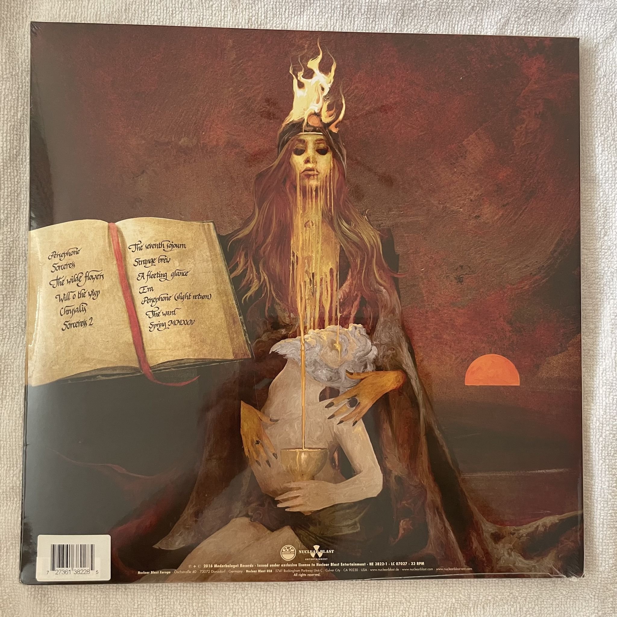 Omslagsbild för skivan OPETH sorceress 2XLP -2016 Nuclear Blast Entertainment – NE 3822-1