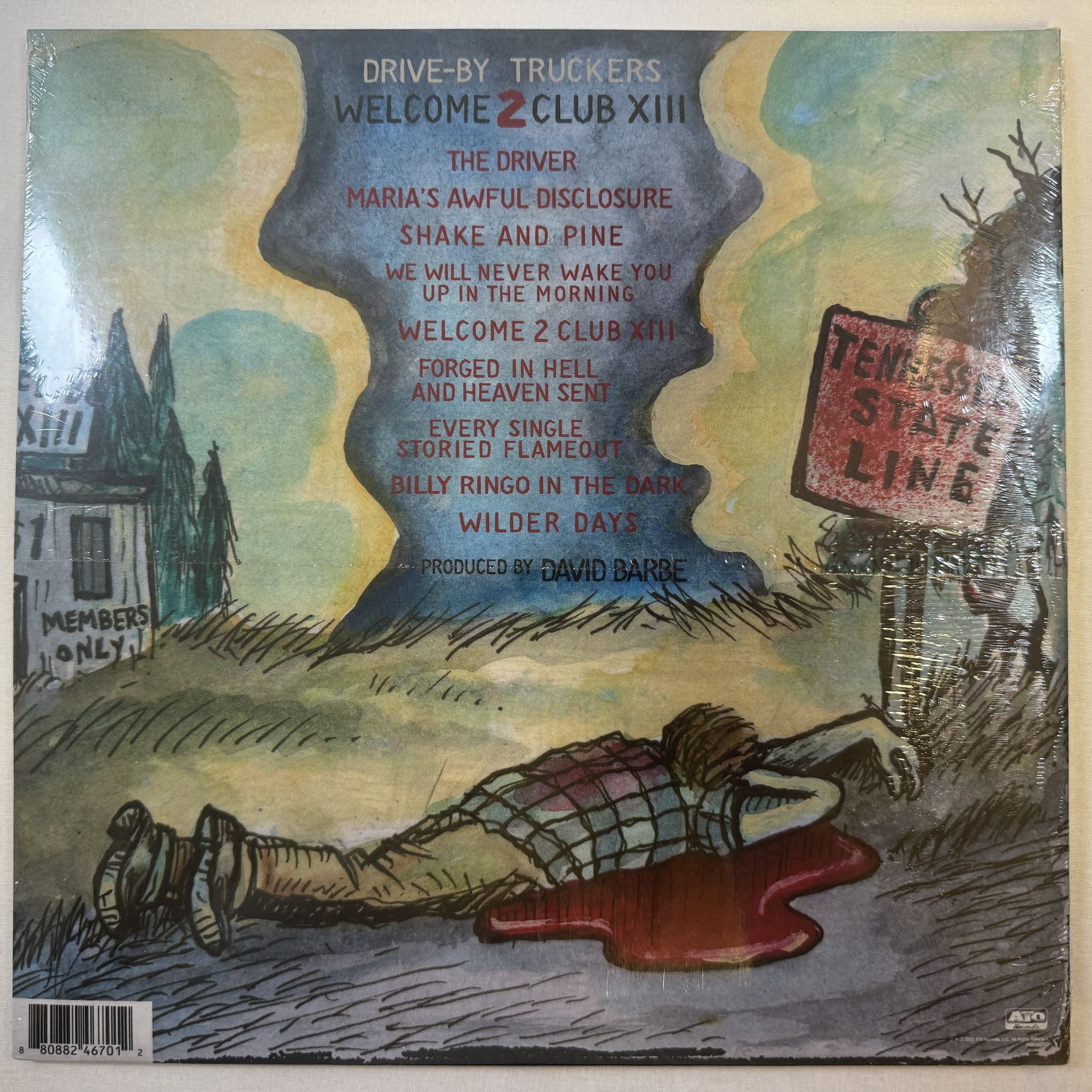 Omslagsbild för skivan DRIVE-BY TRUCKERS welcome 2 club XIII LP -2022 ATO Records – ATO0601