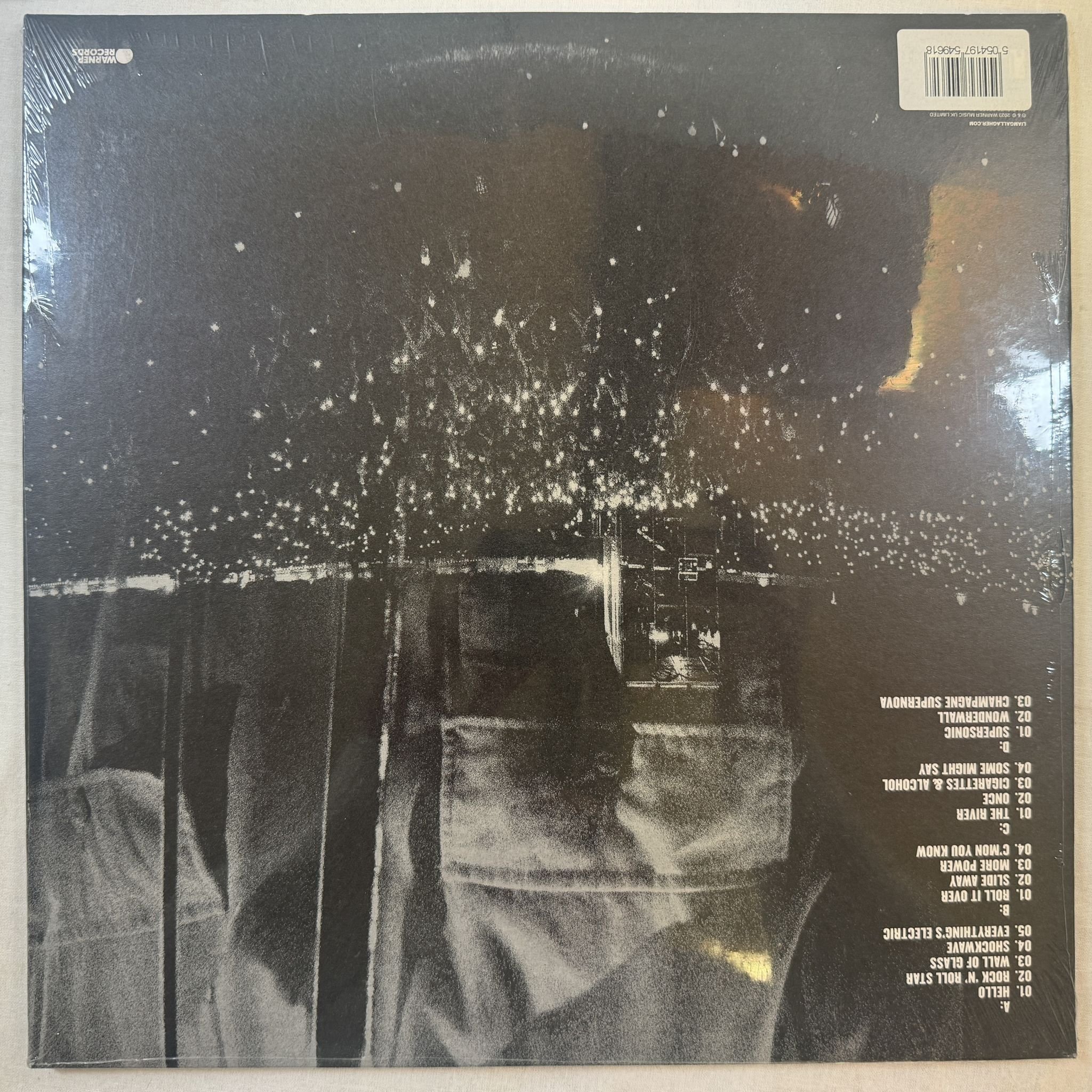 Omslagsbild för skivan LIAM GALLAGHER knebworth 22 2XLP -2023 Warner Records – 5054197549601