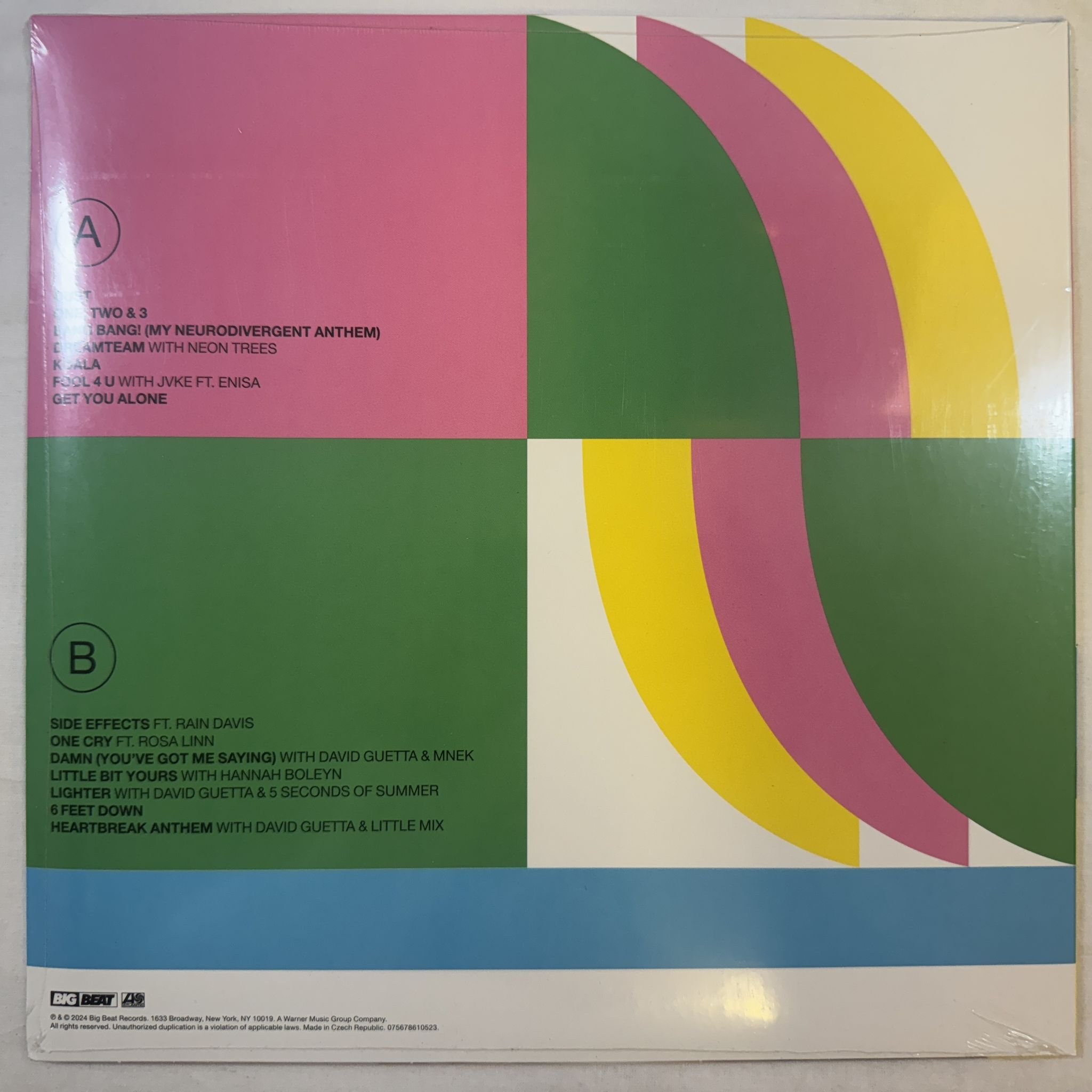 Omslagsbild för skivan GALANTIS rx LP -2024 Big Beat – 075678610523