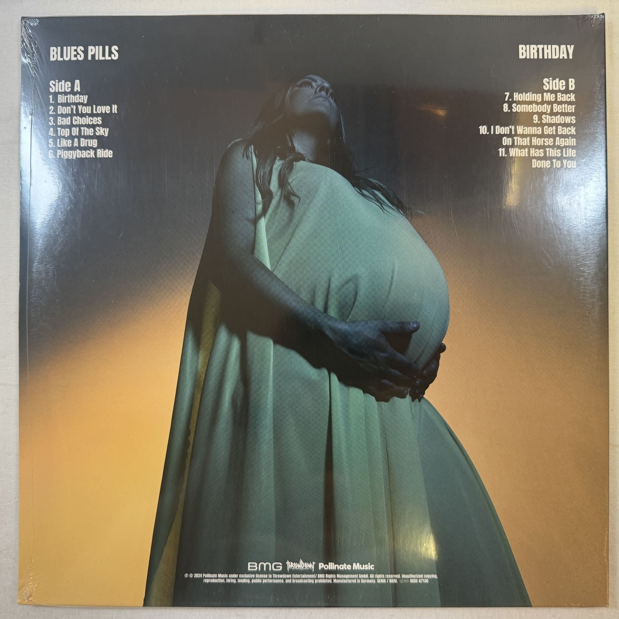 Omslagsbild för skivan BLUES PILLS birthday LP -2024 BMG – 964042101