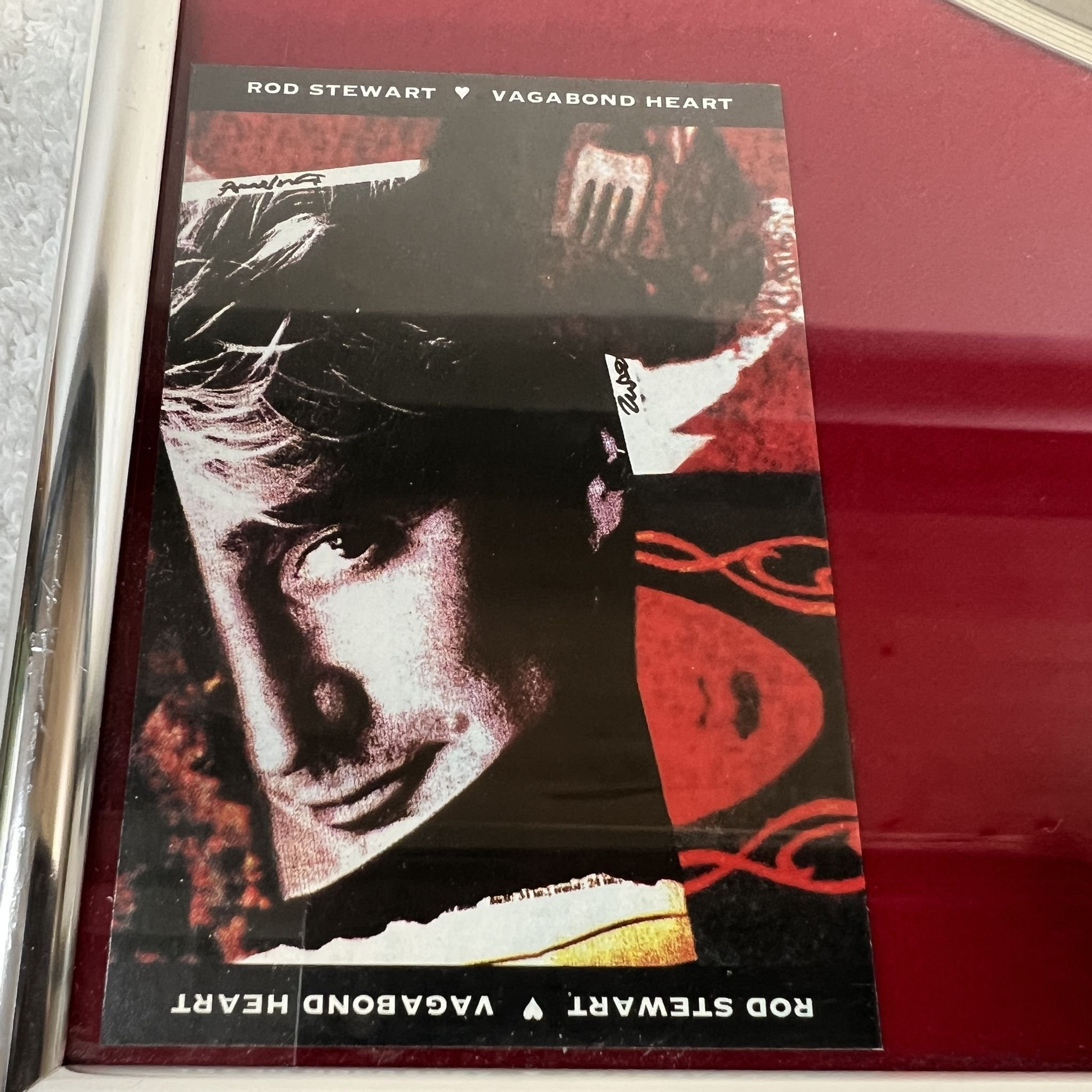 Omslagsbild för skivan ROD STEWART * Inramad Platinum * LP -91 WARNER 7599-26598-1 * Ultra Rare *