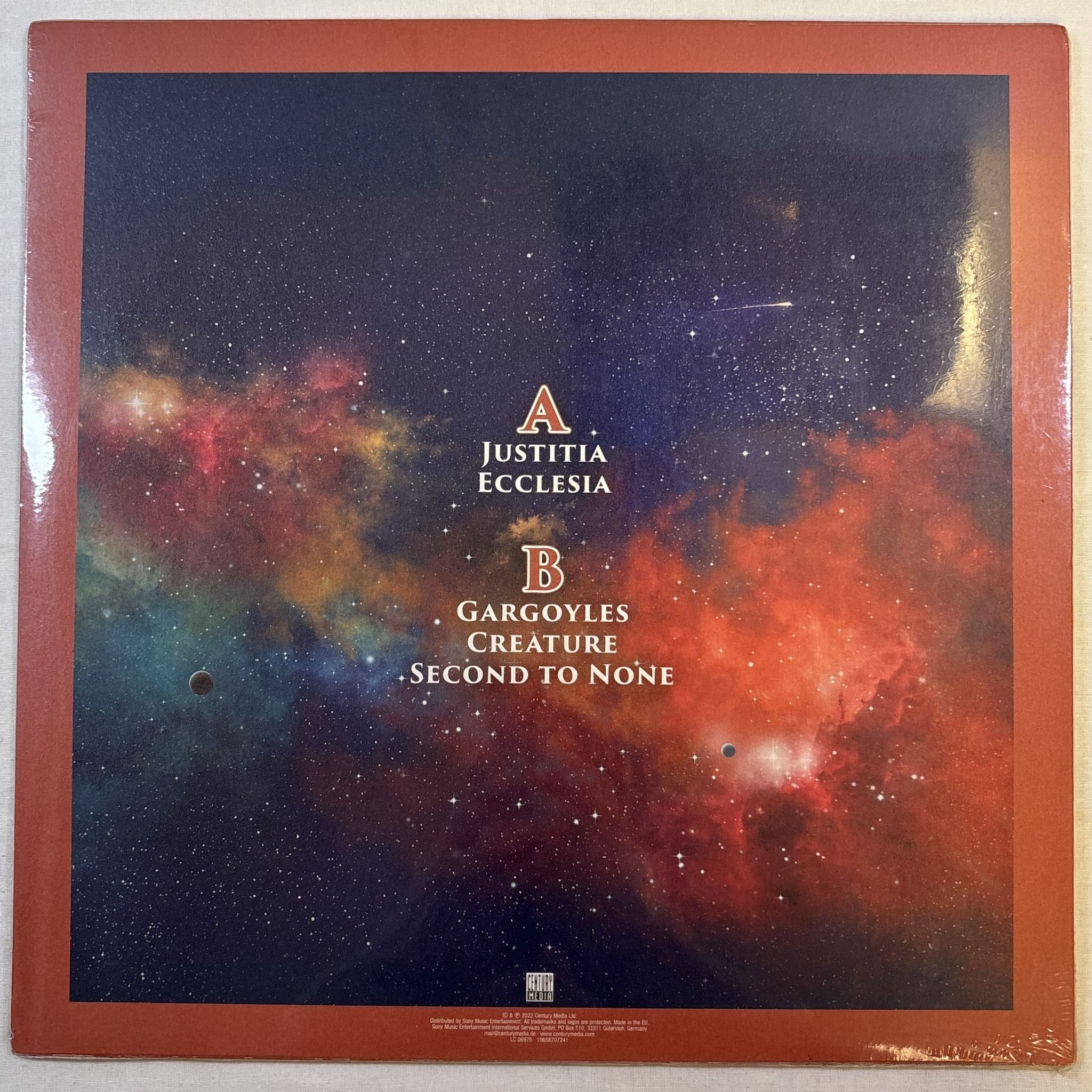 Omslagsbild för skivan Bæst Justitia LP Century Media 19658707241