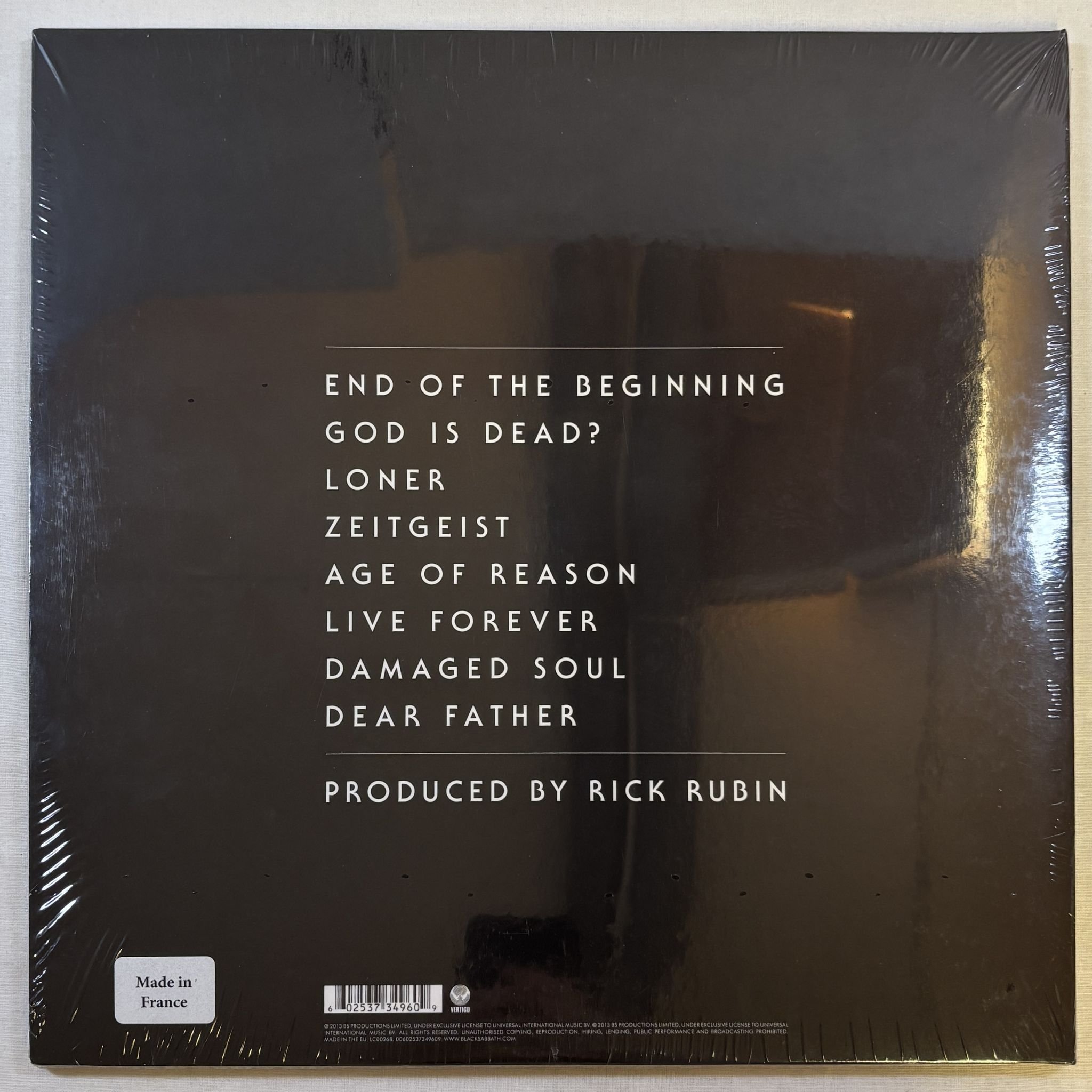 Omslagsbild för skivan BLACK SABBATH 13 2xLP Vertigo 3734960