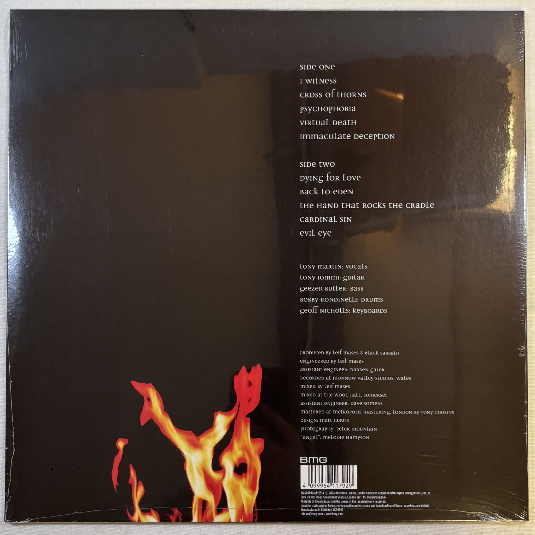 Omslagsbild för skivan BLACK SABBATH Cross Purposes LP BMGCAT924LP