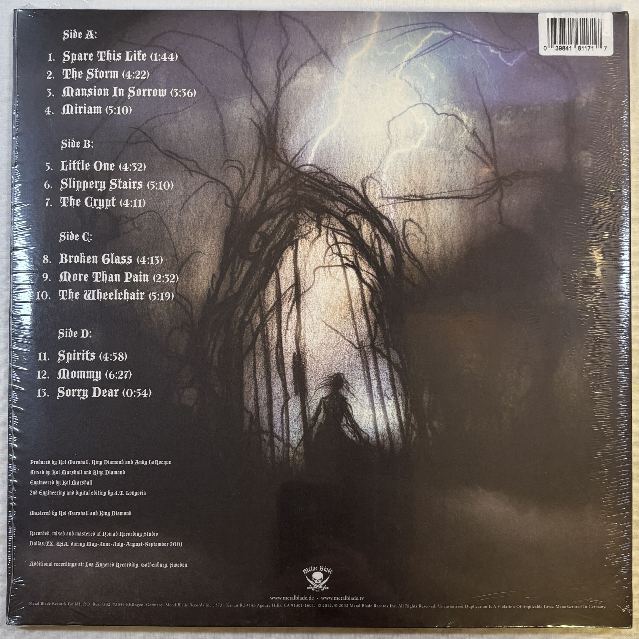 Omslagsbild för skivan KING DIAMOND Abigail II: The Revenge 2xLP Metal Blade Records 3984-14379-1