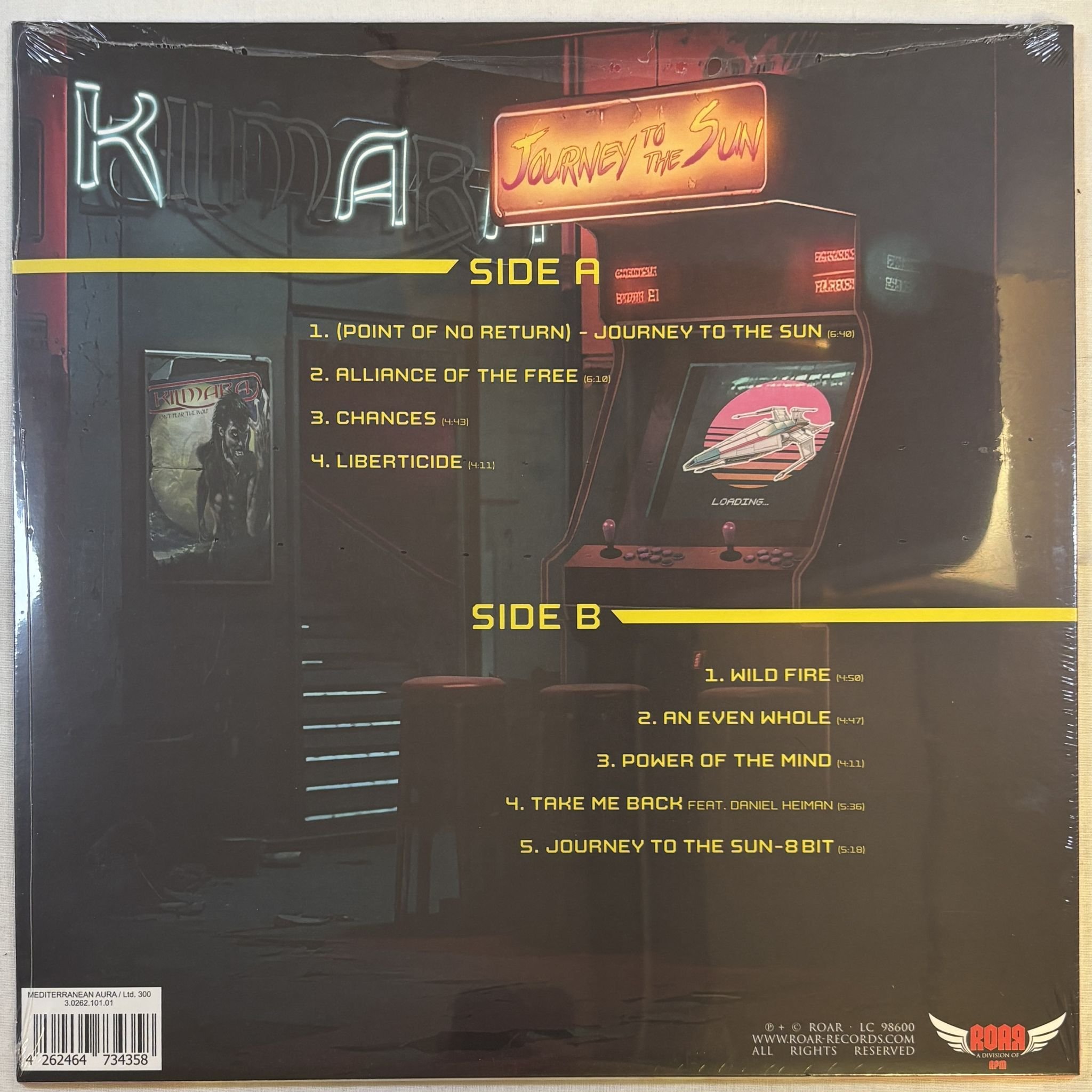 Omslagsbild för skivan KILMARA Journey To The Sun LP Rock Of Angels Records 3.0262.101.01