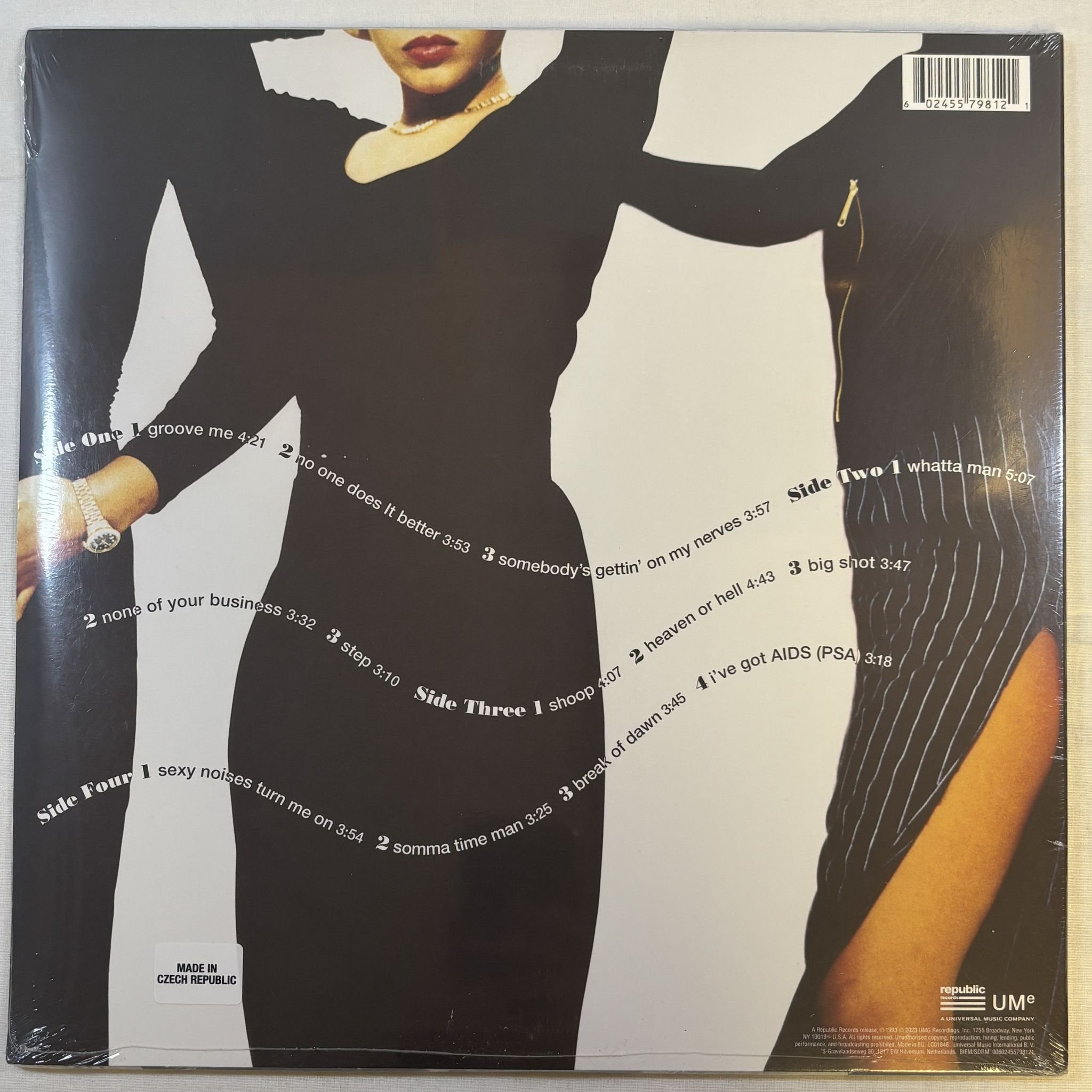 Omslagsbild för skivan SALT N PEPA Very Necessary 2xLP Republic Records 00602455798121