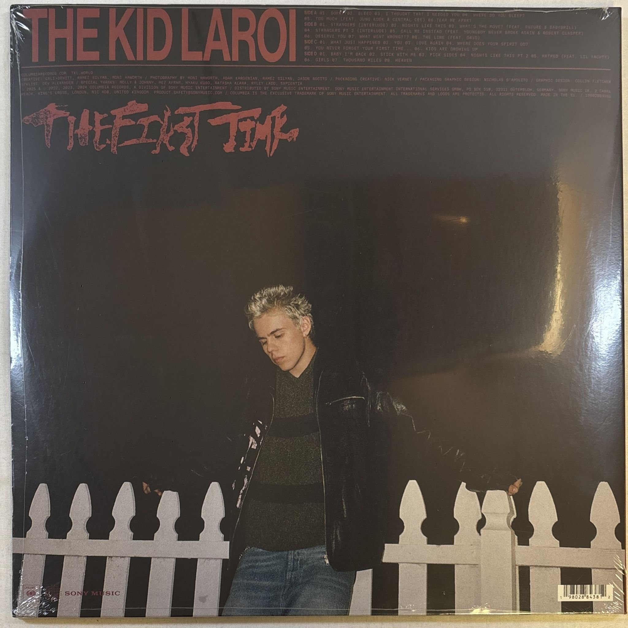 Omslagsbild för skivan THE KID LAROI The First Time (Deluxe Version) 2xLP Columbia 19802884381