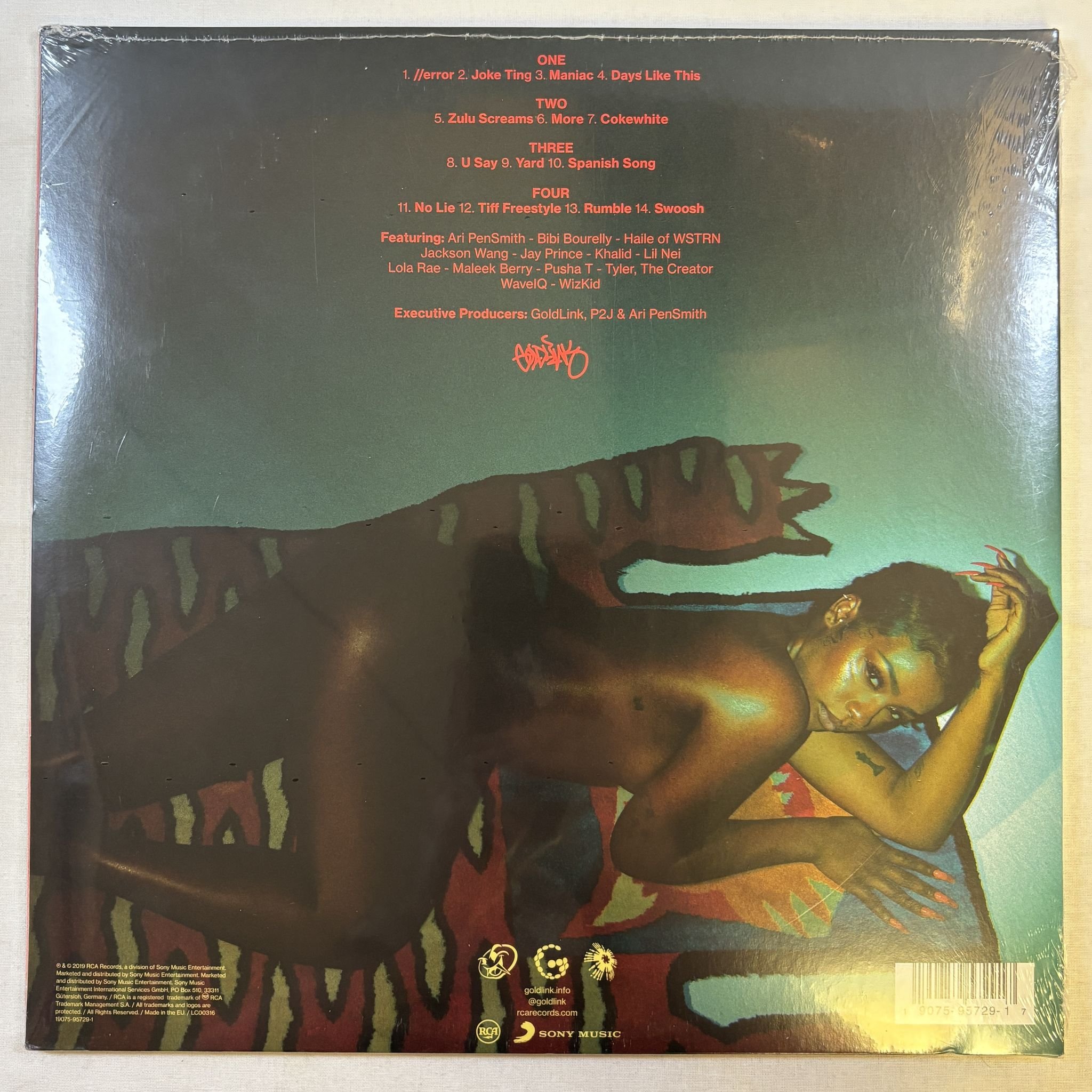 Omslagsbild för skivan GOLDLINK Diaspora 2xLP RCA 19075-95729-1