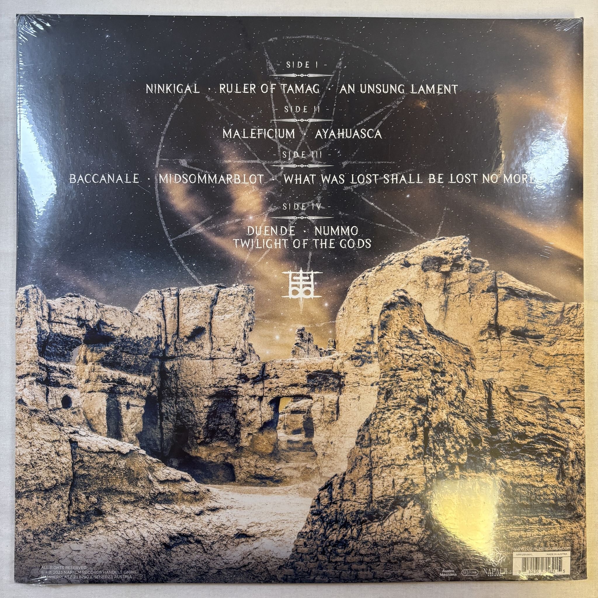 Omslagsbild för skivan THERION Leviathan III 2xLP Napalm Records NPR1219VINYL