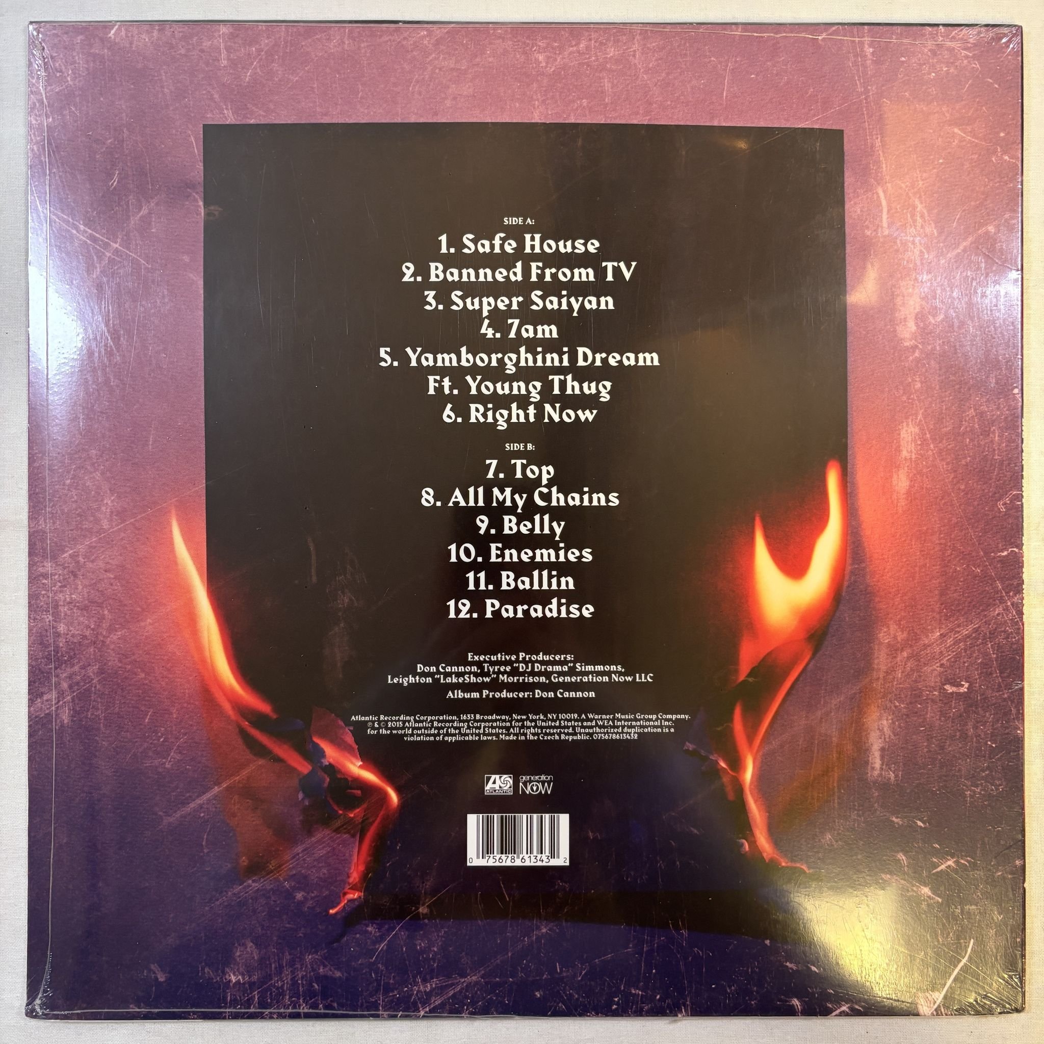 Omslagsbild för skivan LIL UZI VERT Luv Is Rage LP Atlantic 075678613432