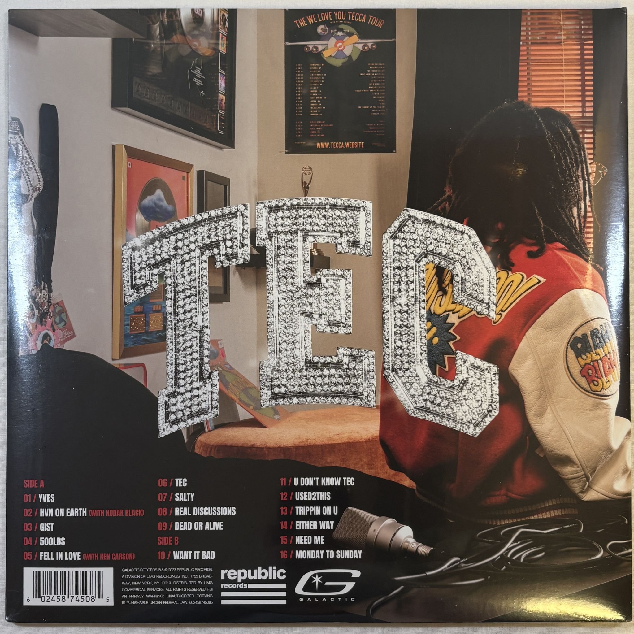 Omslagsbild för skivan LIL TECCA Tec LP Republic Records 602458745085